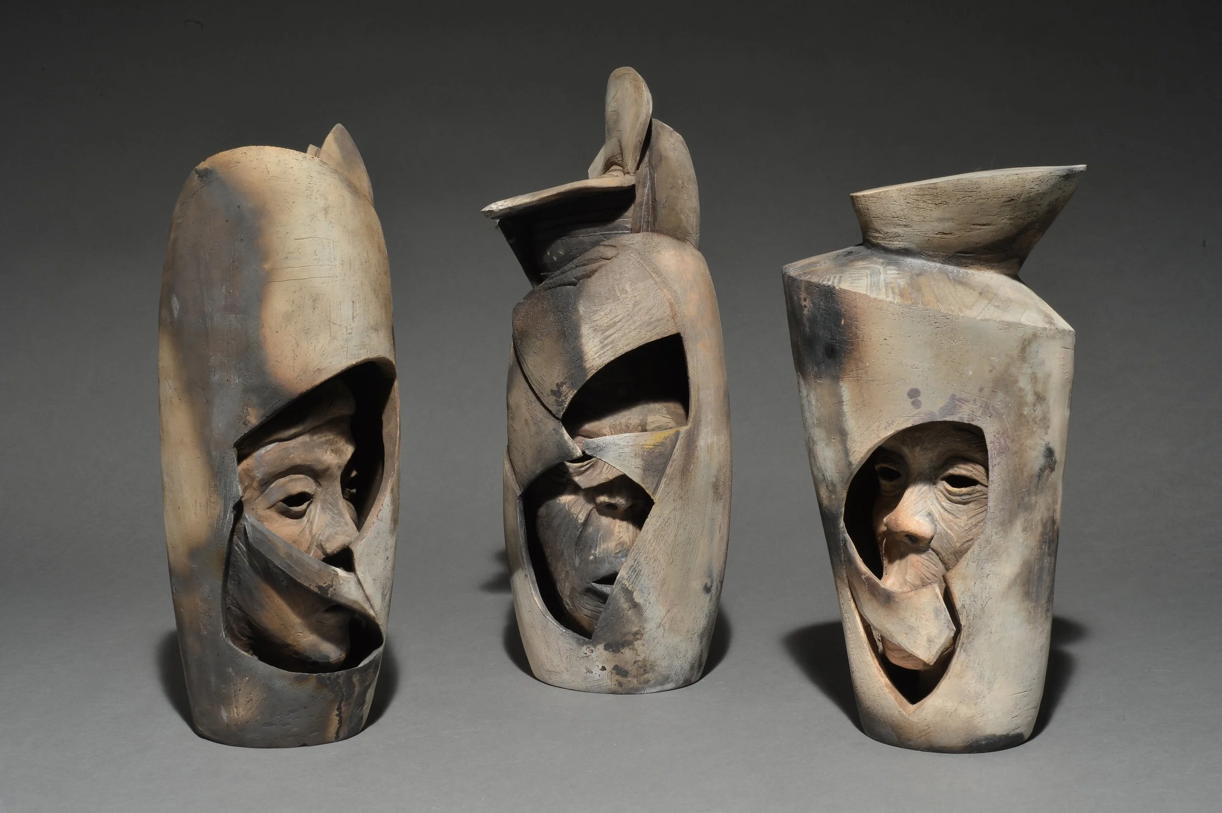 Censored Leaders
Earthenware 
(Pit Fired)
6" x 9" 20"