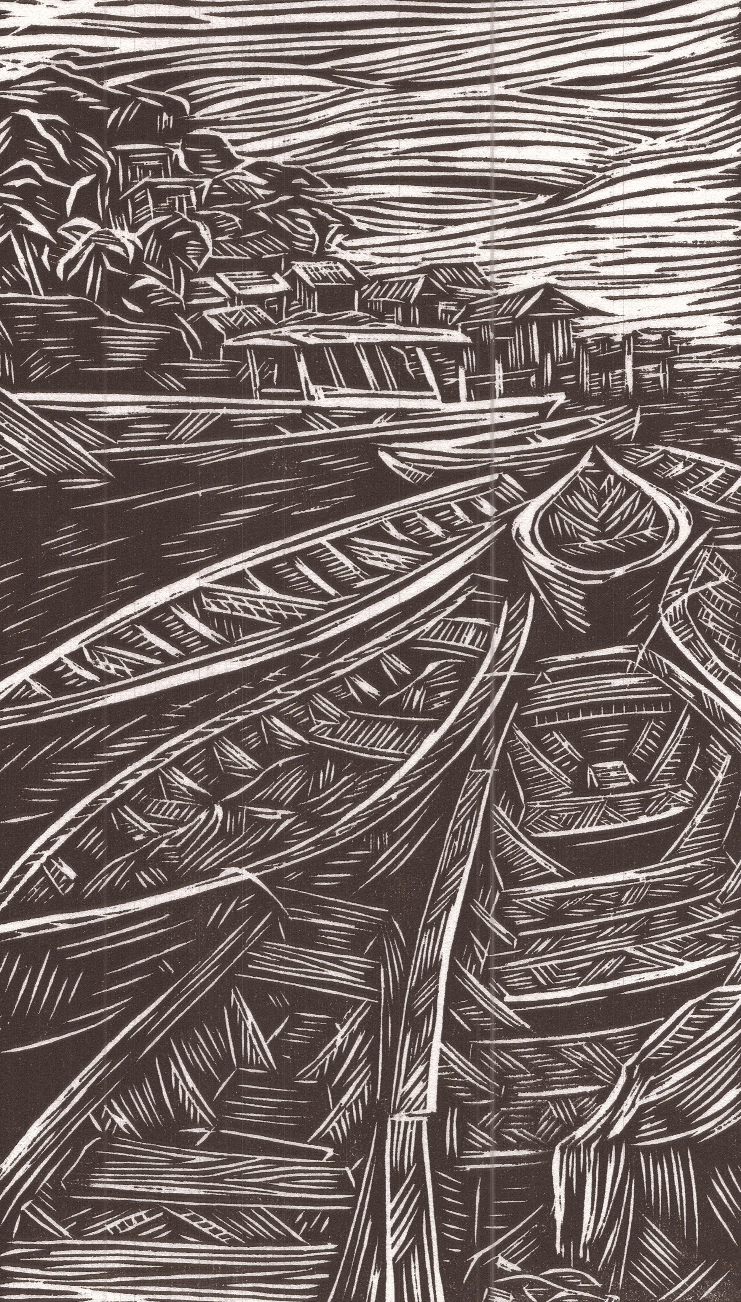 Heavy Traffic
woodcut
5" x 9"