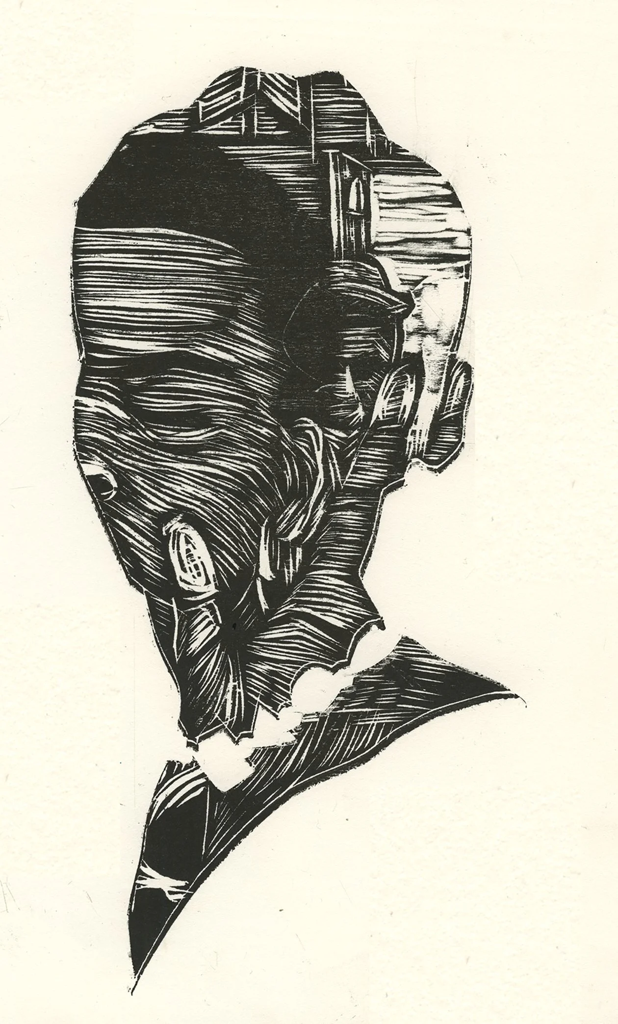 In the Name Of
Woodcut
10"x 7"