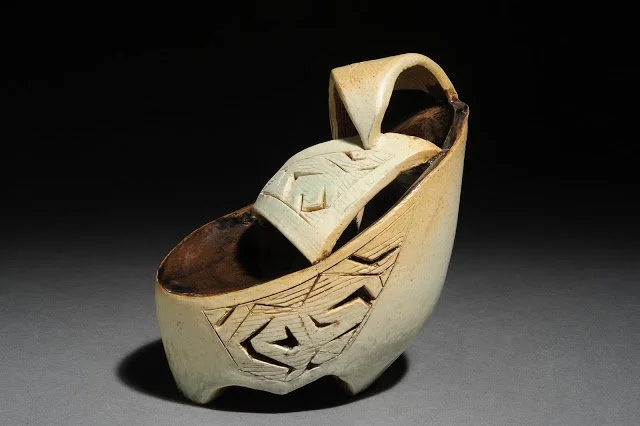 Abstracted Landscape
Porcelain 
6" x 7" x 4.5"