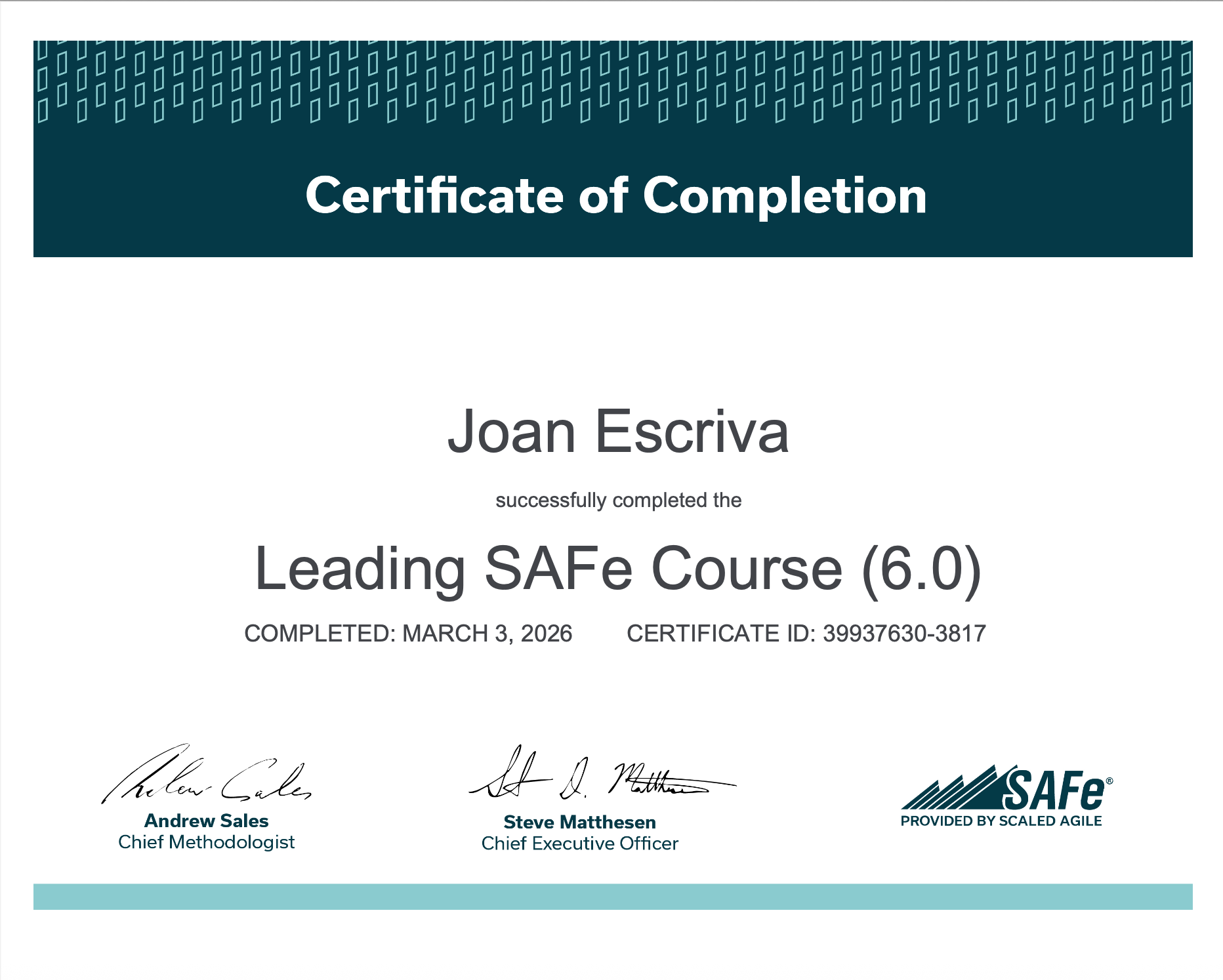 Leading SAFe 