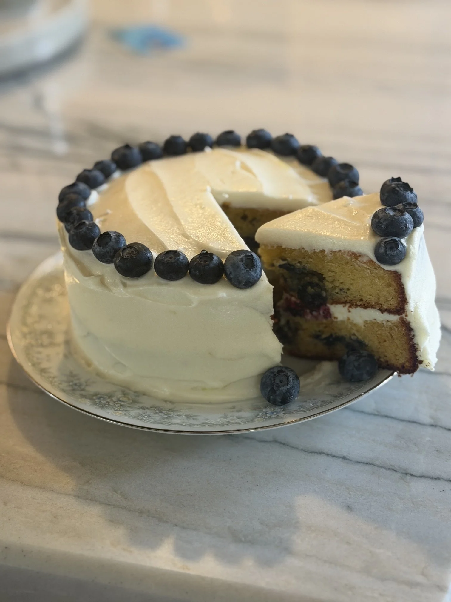 Gluten-Free Lemon Blueberry Cake (6-Inch)