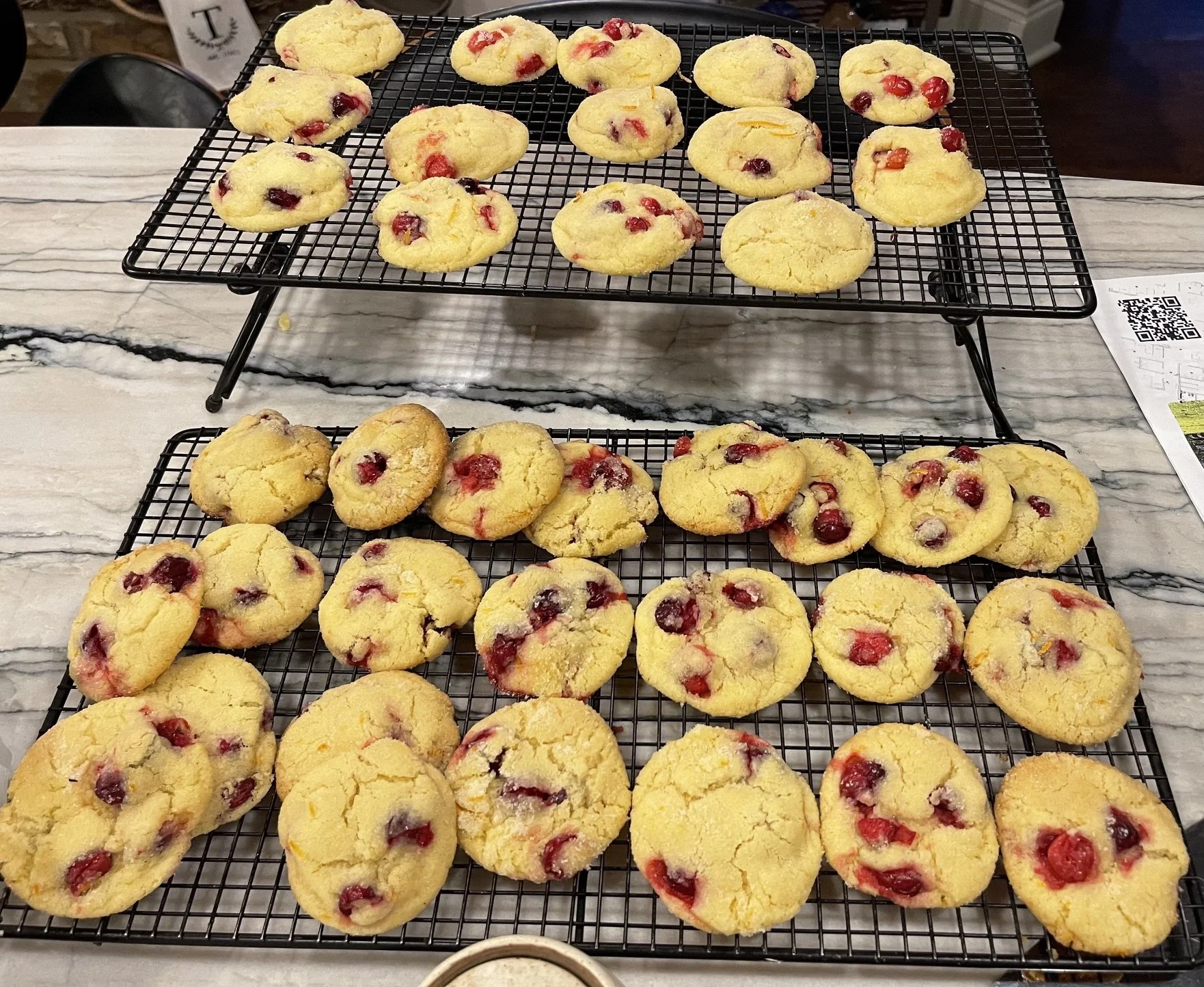Cranberry Orange Cookies (2 dozen)