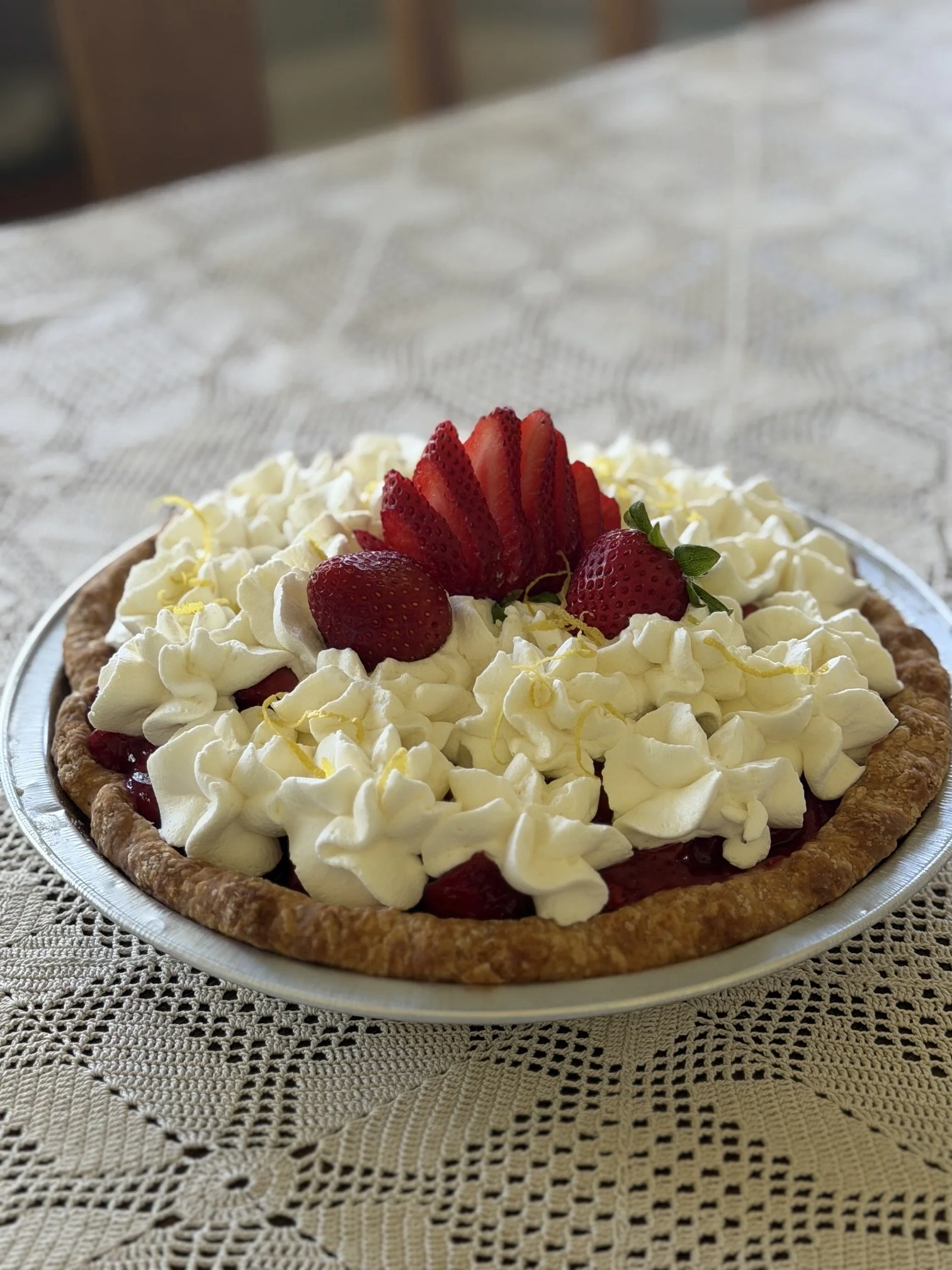 Strawberry Splendor Pie