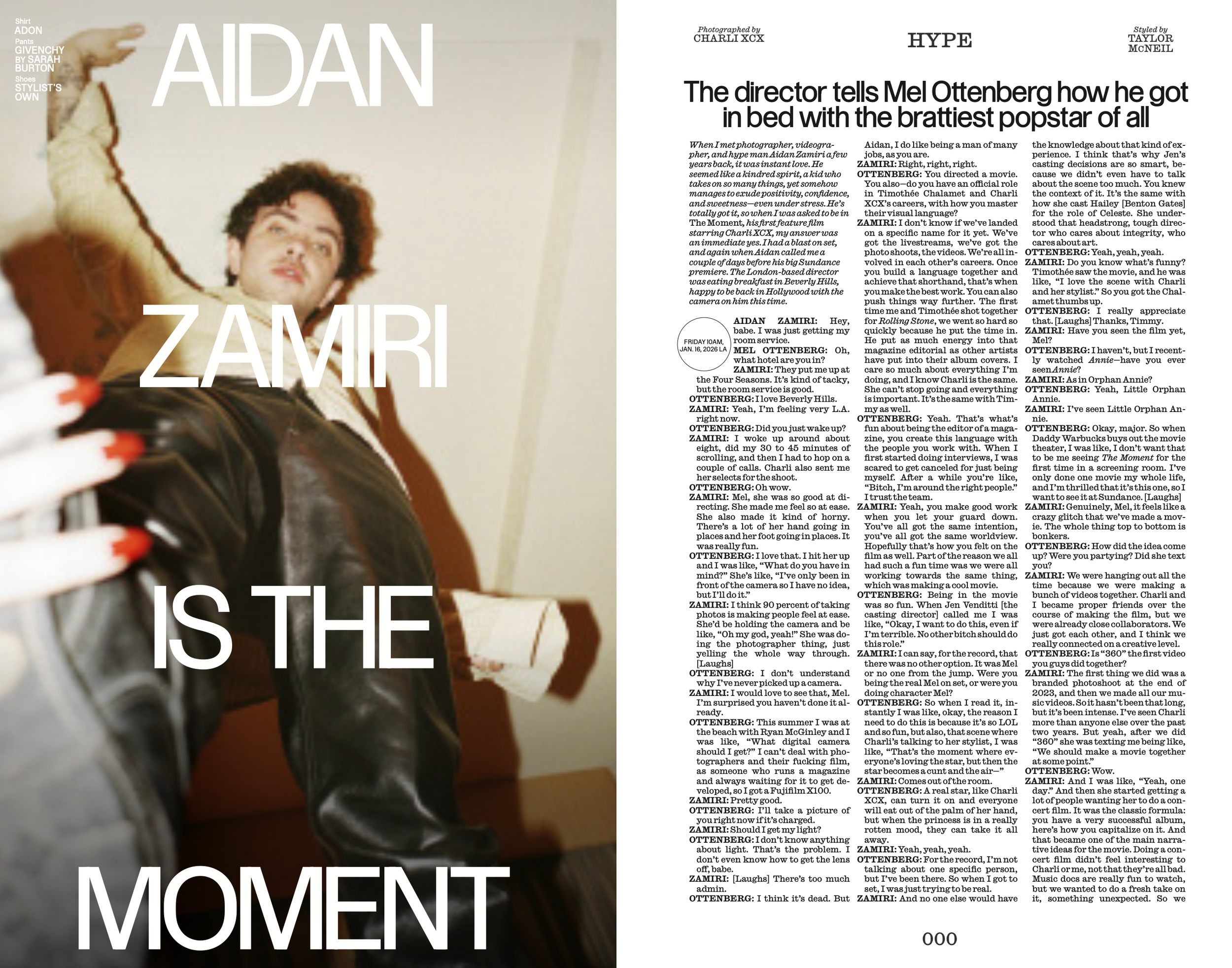Aidan Zamiri, March 2026 Issue 565