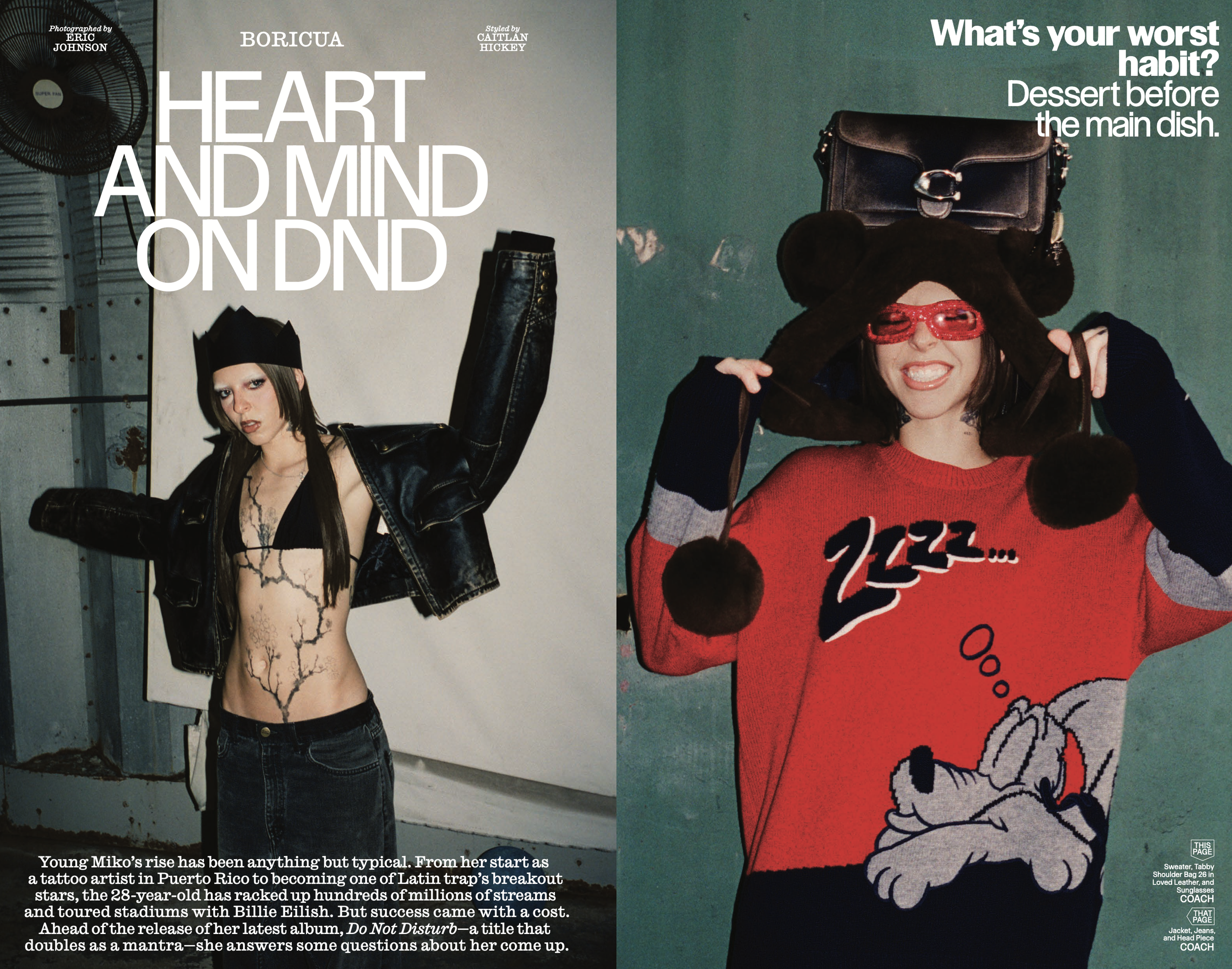 Young Miko x Coach, Winter 2025 Issue 564