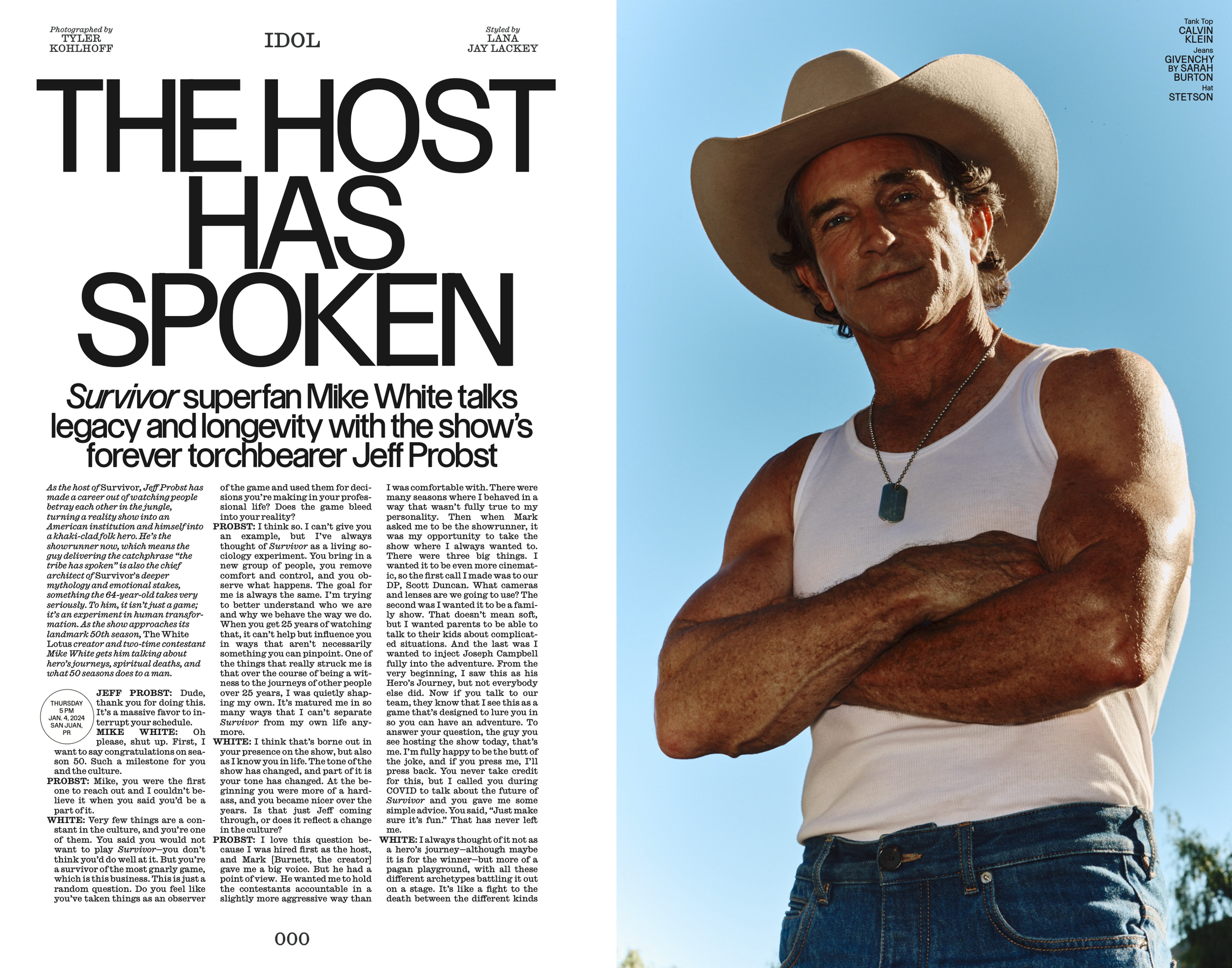 Jeff Probst, March 2026 Issue 565