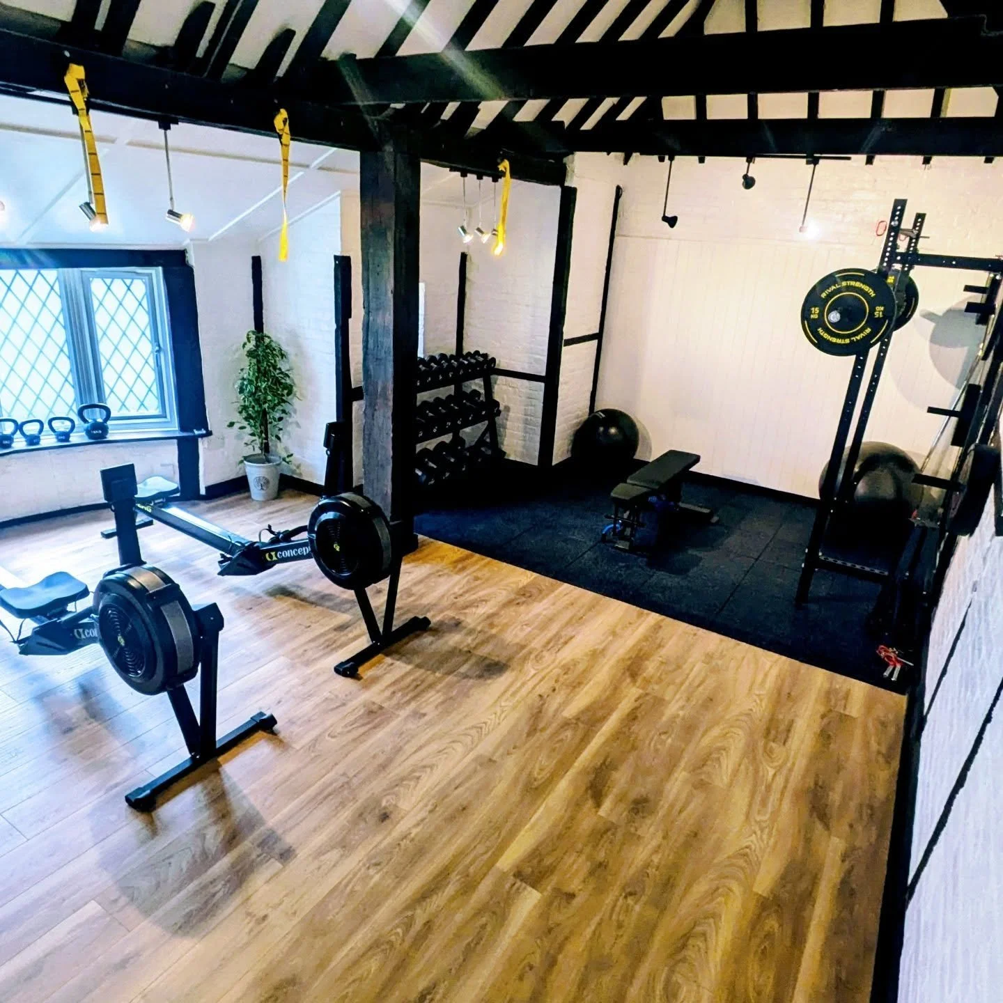 Just about there... 😊 Can you imagine yourself training in this space? Quietly tucked away in Dorking. Space to pick up new skills, get personalised focus. Next week, big launch. 

Our personal training sessions are for groups up to 4 or 1-1. Rowing