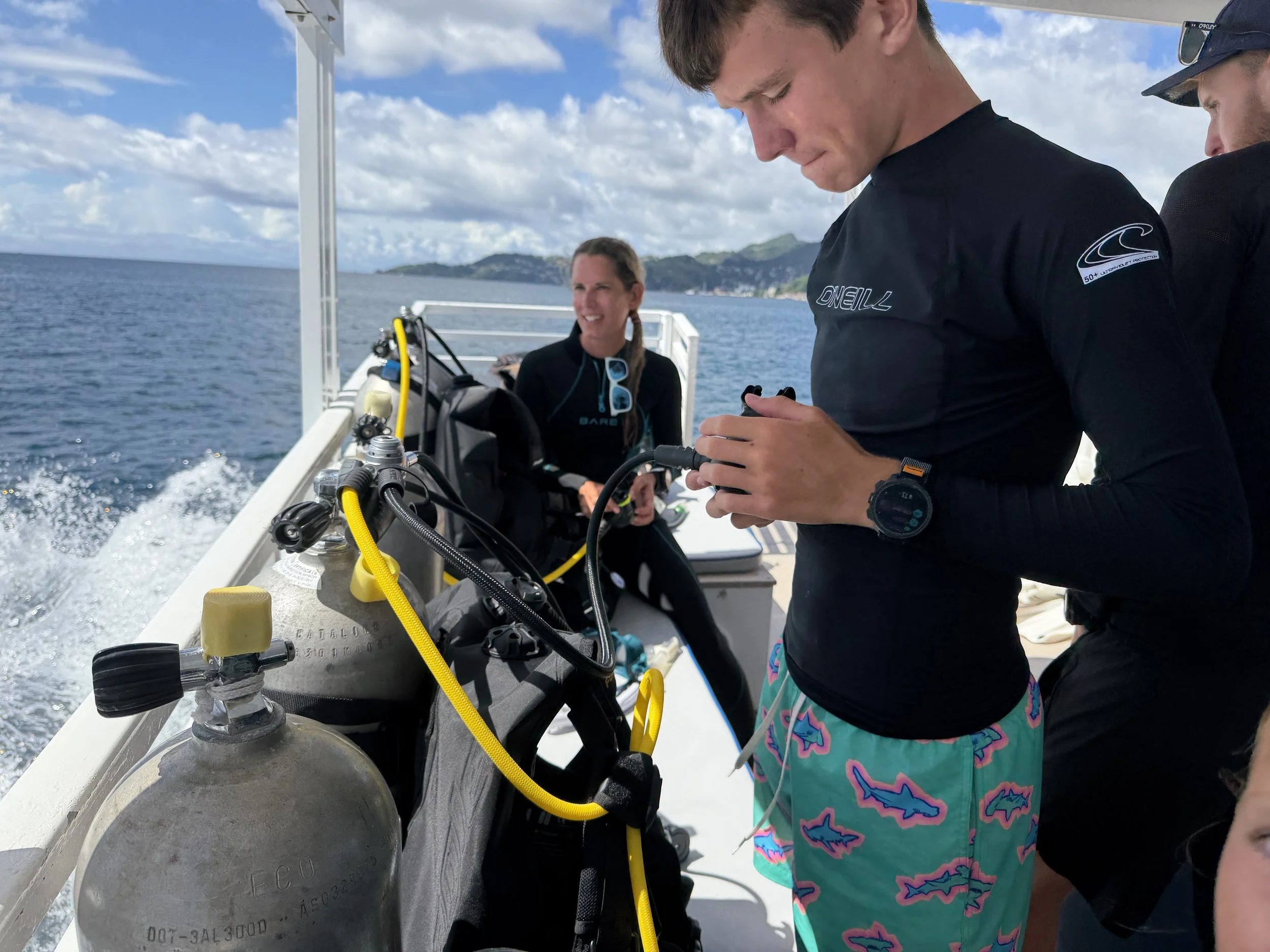 Scuba certification under way! 