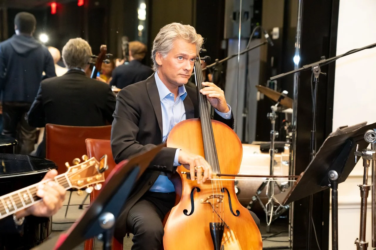 Cellist and USCG Captain Peter Sachon