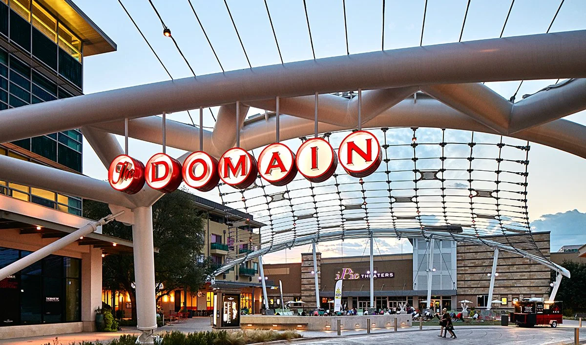 In the heart of the domain in Austin Texas