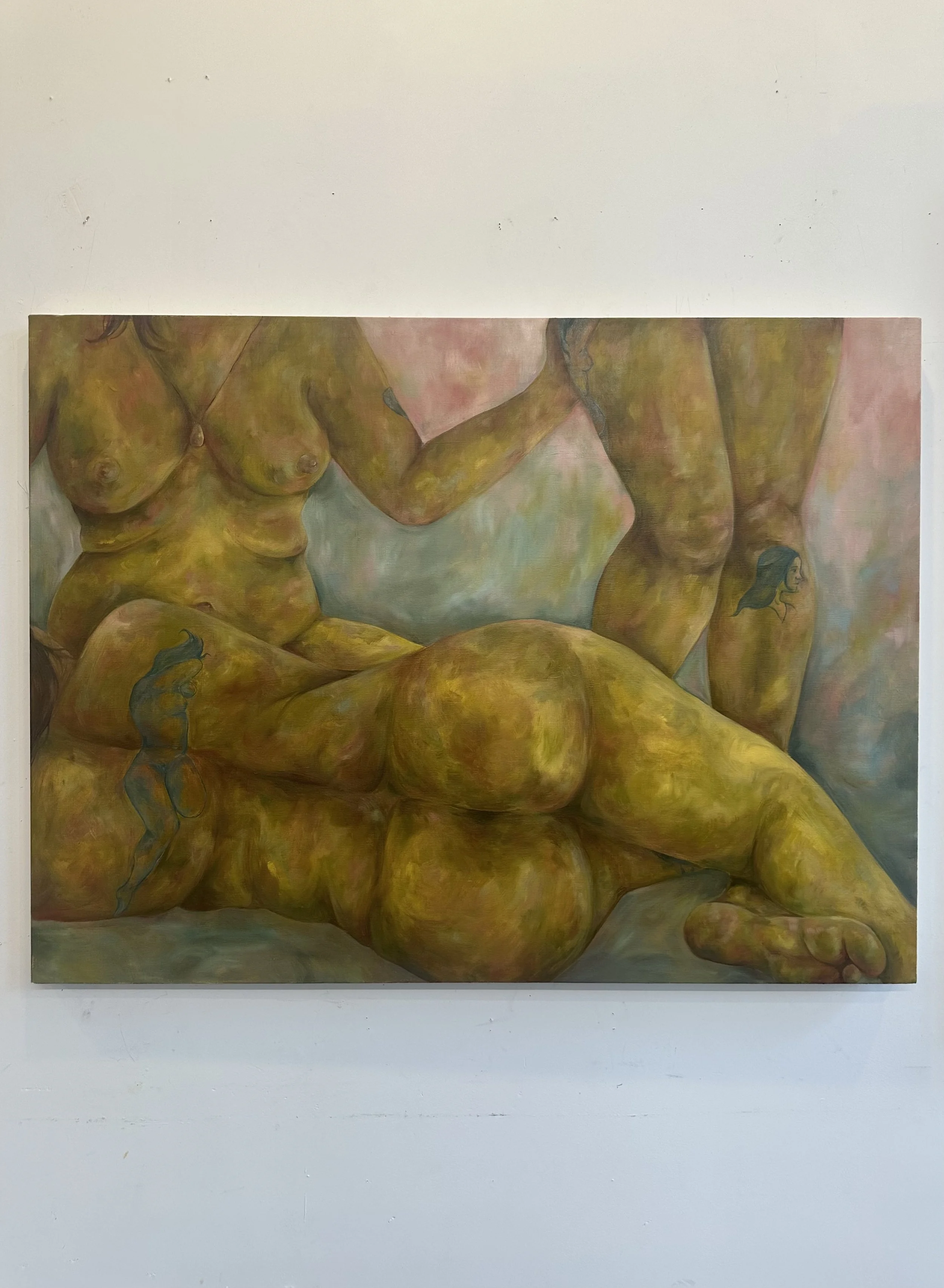 Ladies, Ladies, Ladies (2025) - Oil on Canvas. 36" x 48"