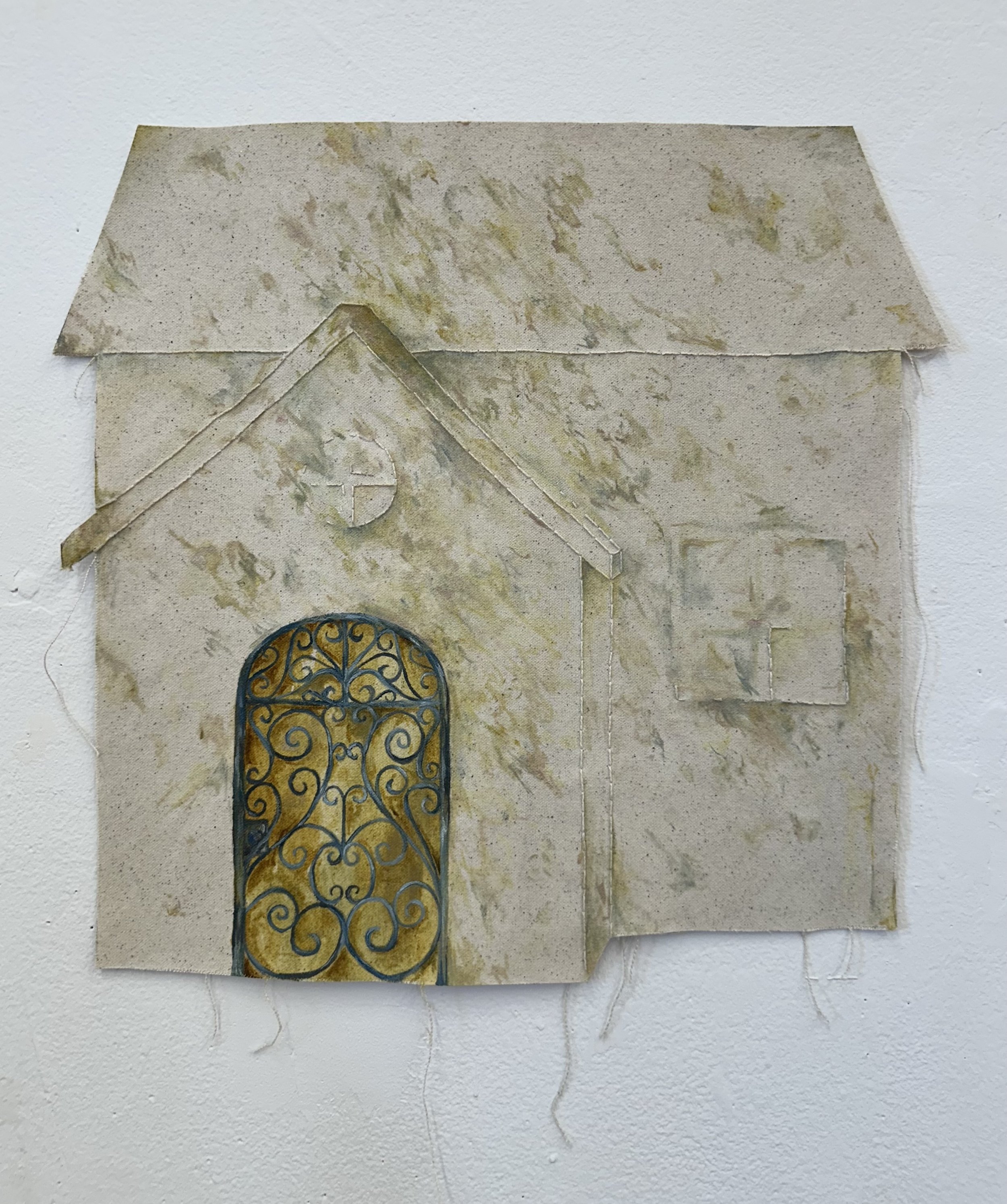 Untitled: Wrought Iron (2026) - Oil on Canvas. 14" x 14"