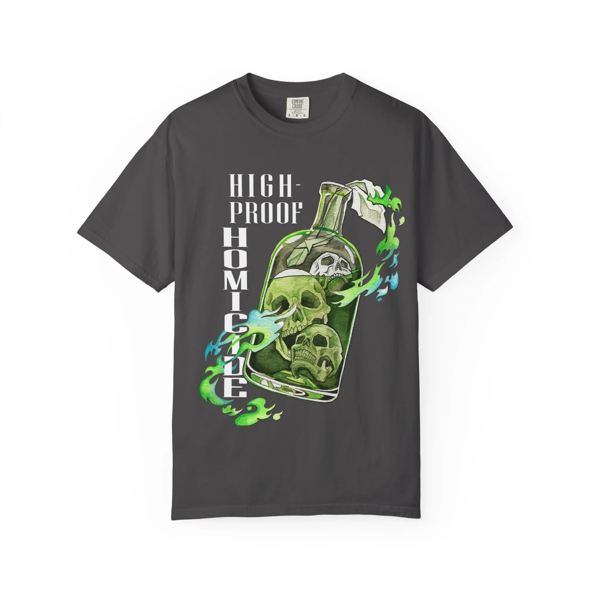 High-Proof Homicide graphic band T-shirt