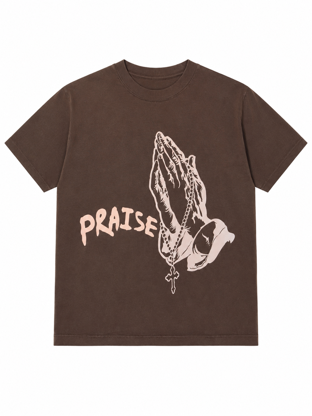 MOCHA "PRAISE" TEE