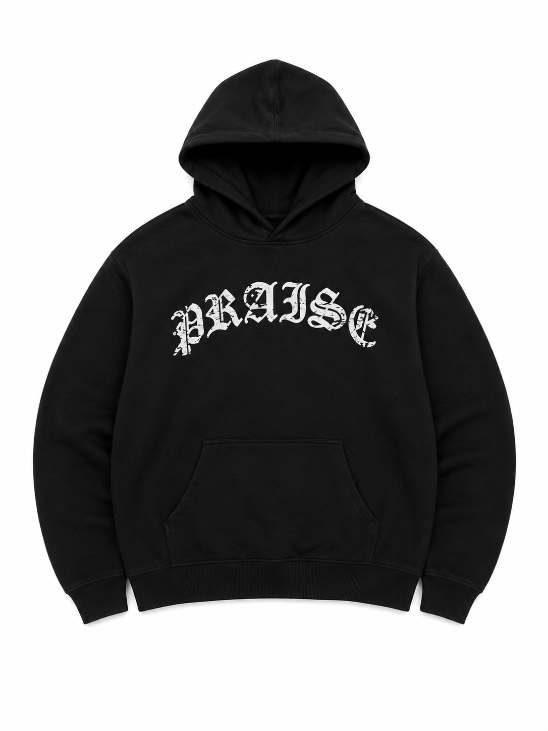 Black "Praise" Hoodie