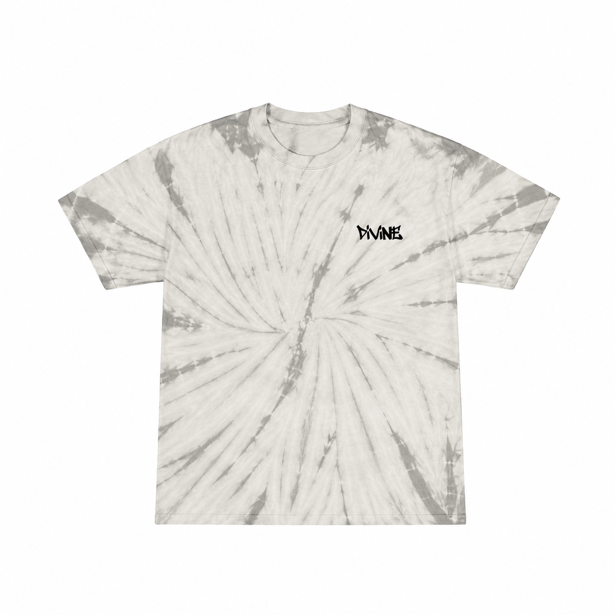 Smiley Grey Tie Dye Tee