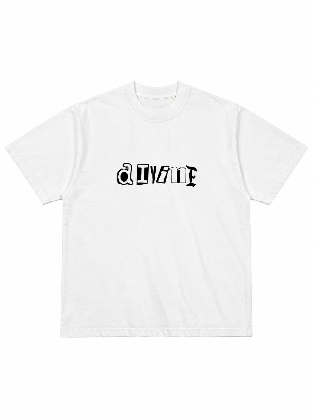 White "DIVINE" Tee