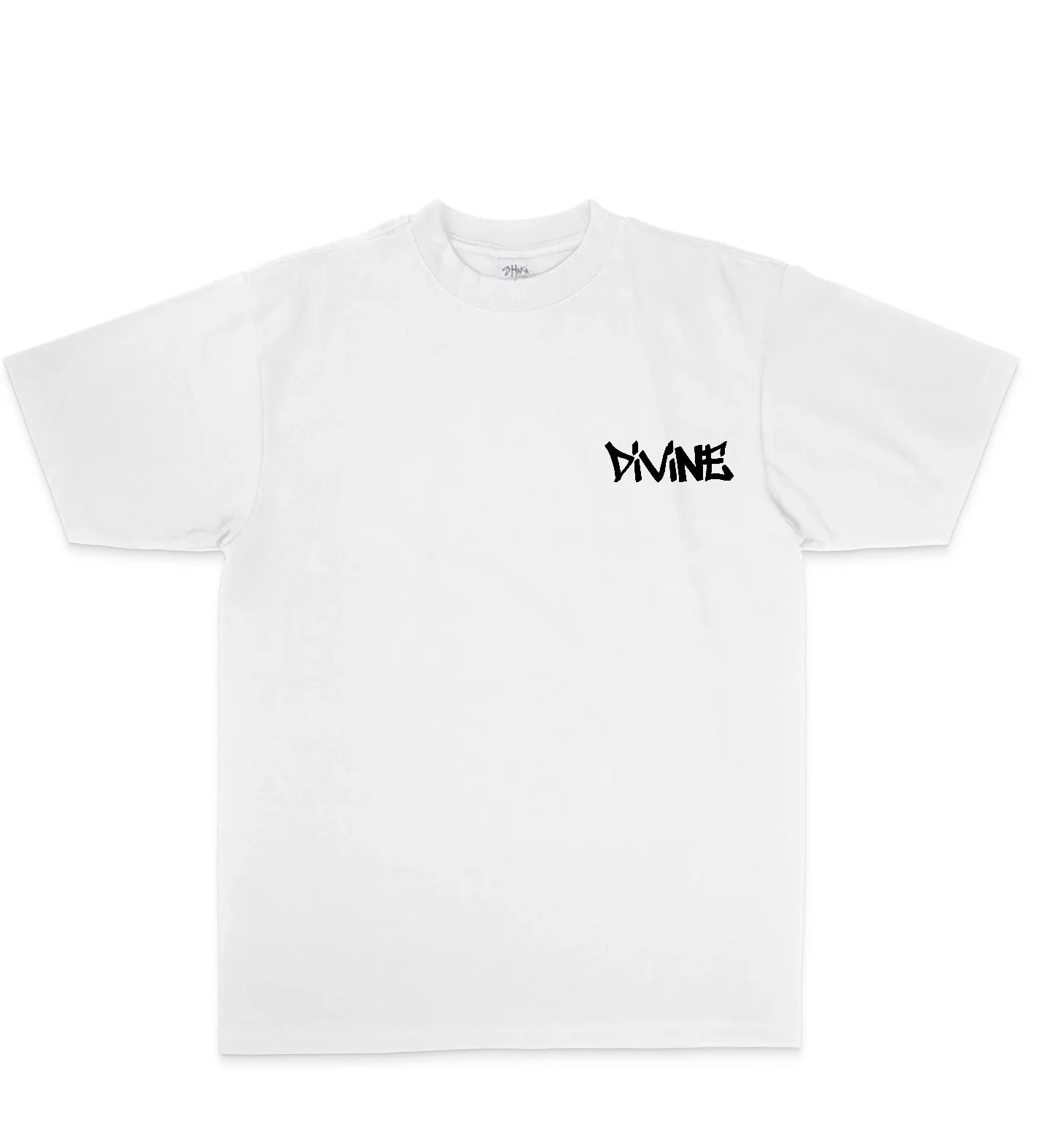 White Minimal Divine Tee