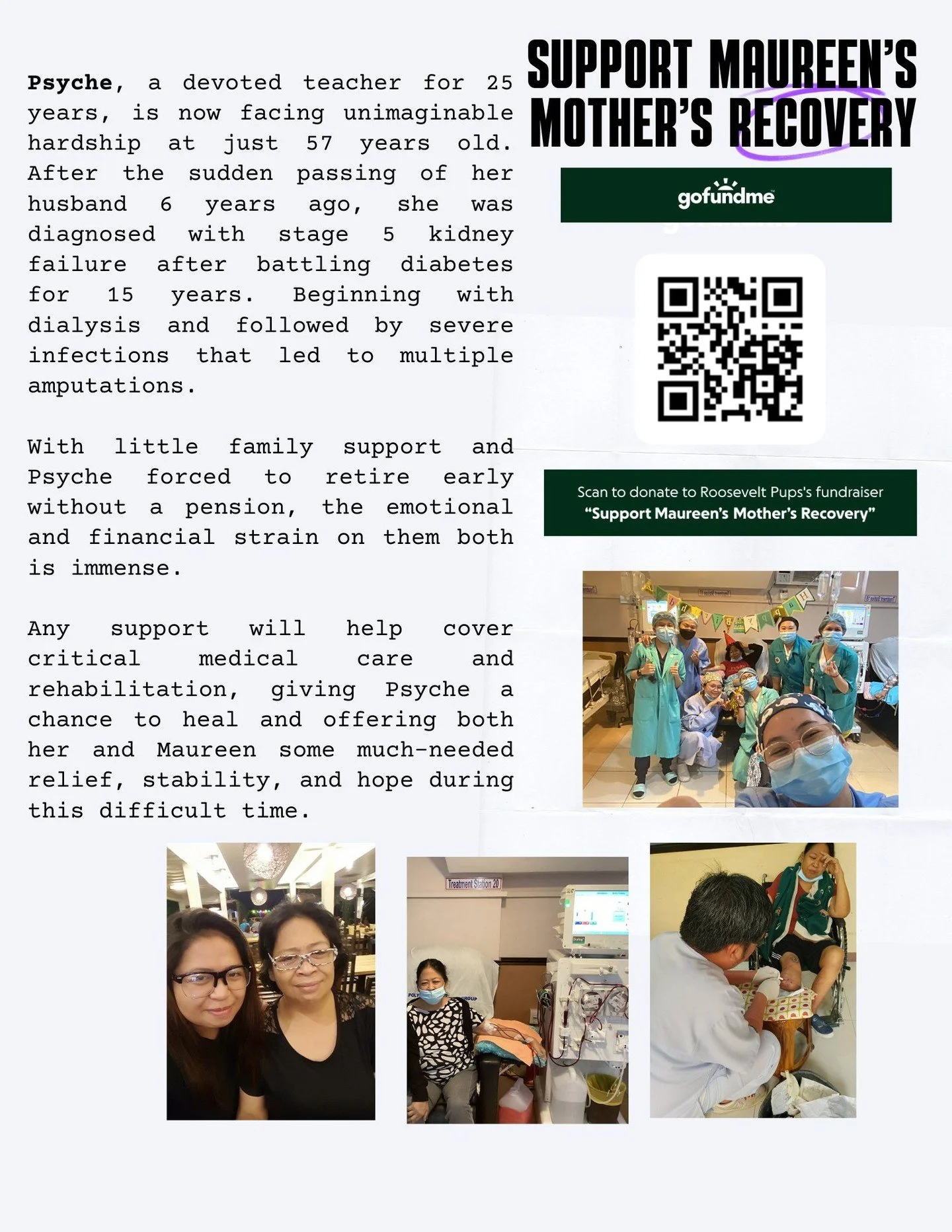 Click the Link in Bio to Support Maureen's Mom:
https://gofund.me/1b9b5a827