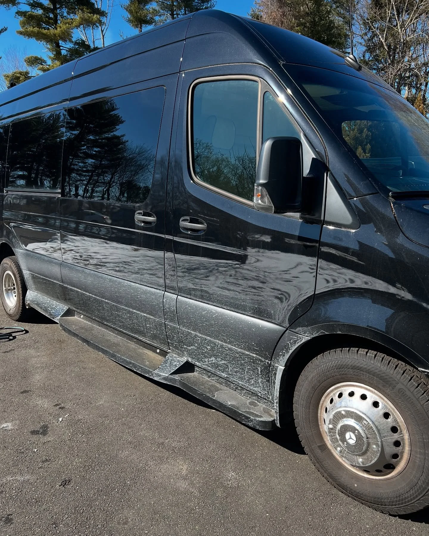 Luxury on wheels, maintained to perfection. This Mercedes-Benz Sprinter 3500XD, fully converted for ultimate luxury, is back for its monthly maintenance package&mdash;because elite travel deserves elite care. 

#LuxuryDetailing #MercedesSprinter #Aut