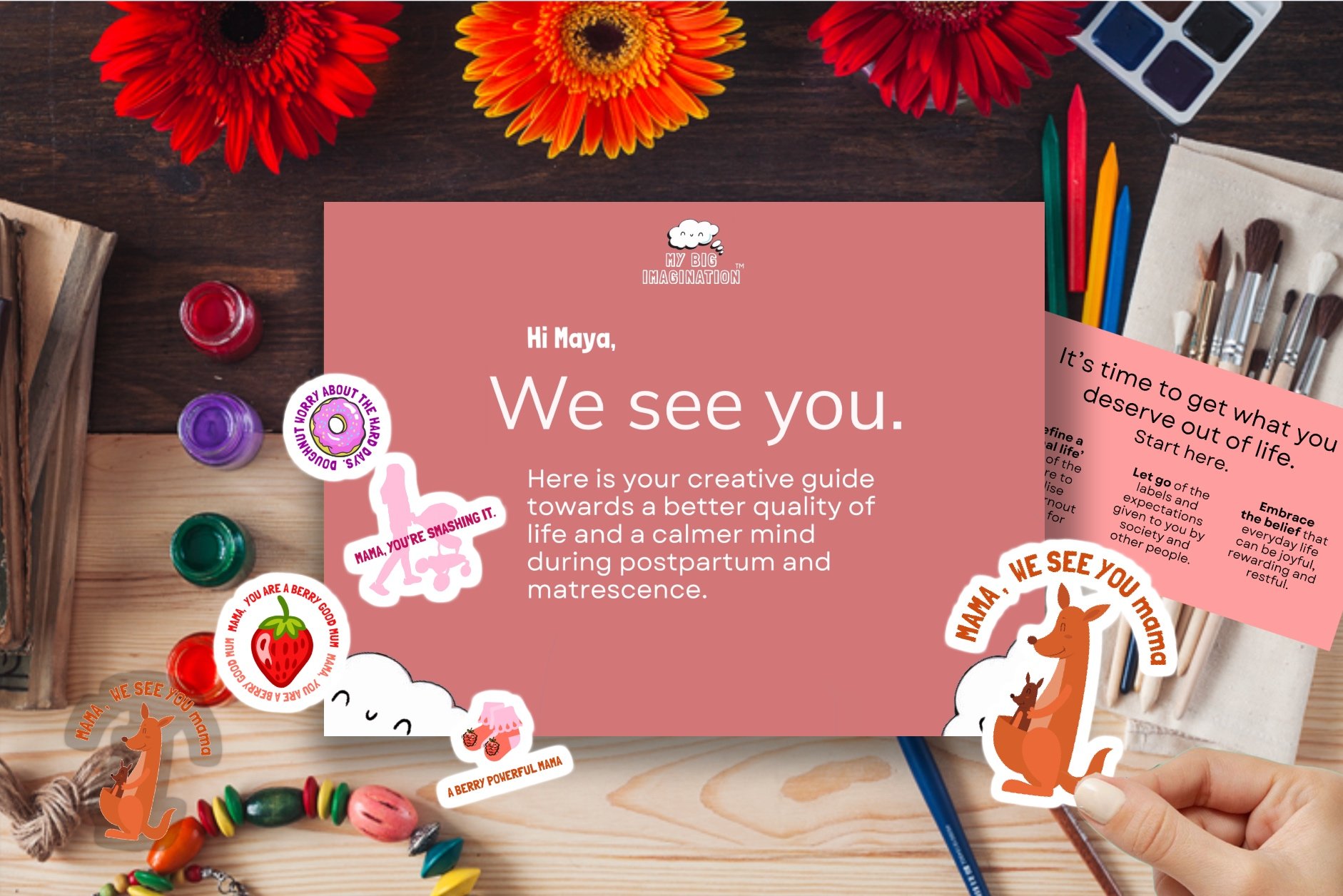 MOTHERS EMPOWERMENT KIT- personalised activity for mamas and mamas to be