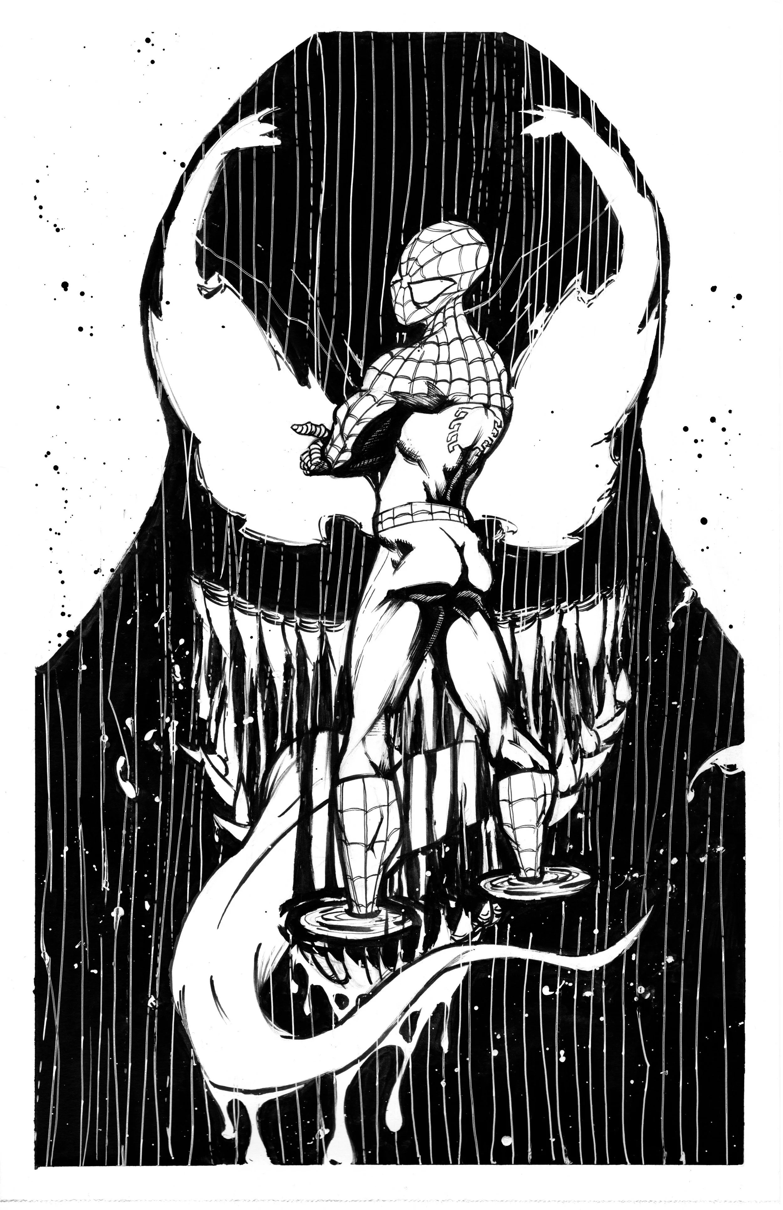 OG - Spider-Man + Venom Silhouette