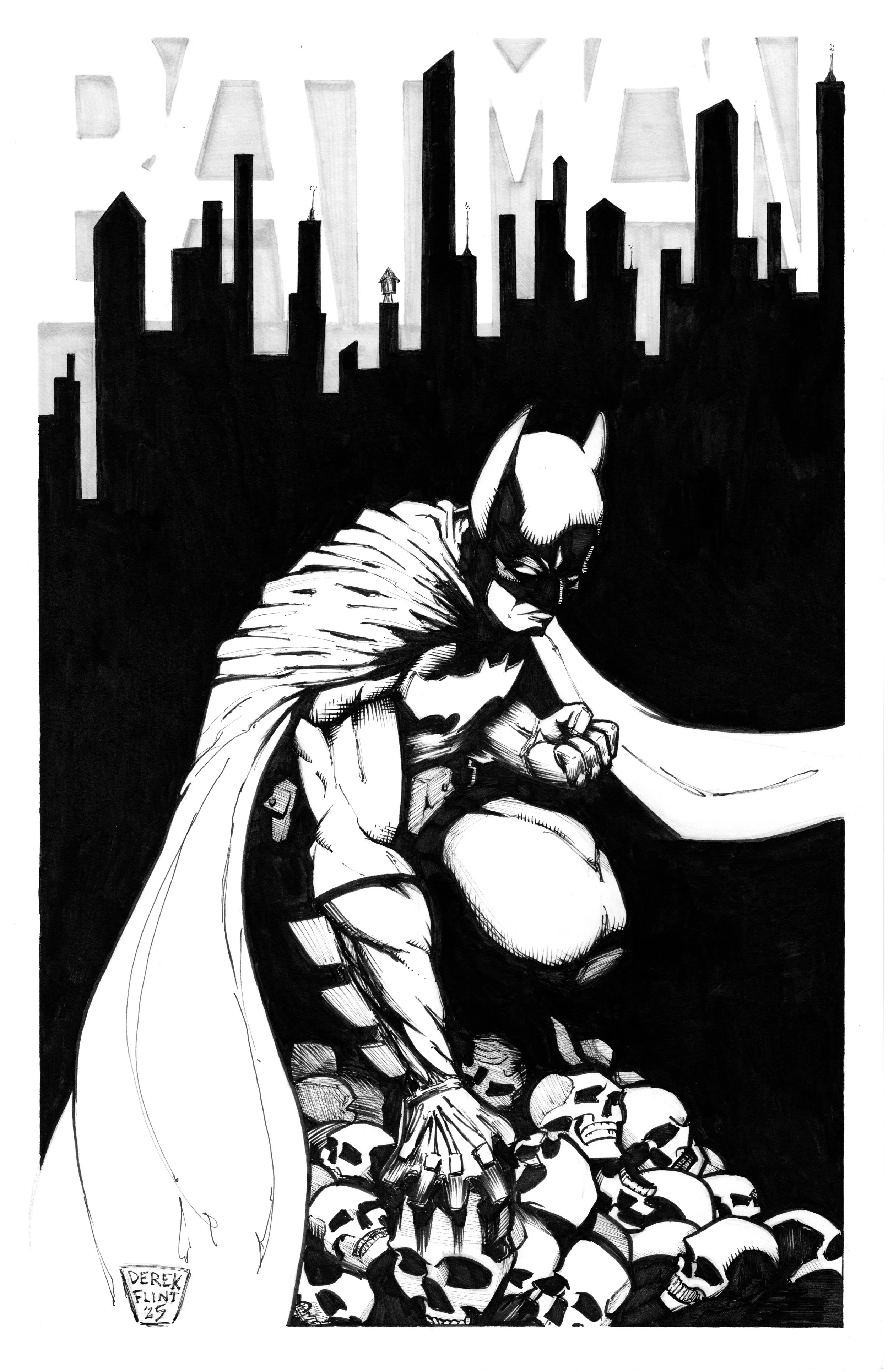 OG - Batman on Skulls