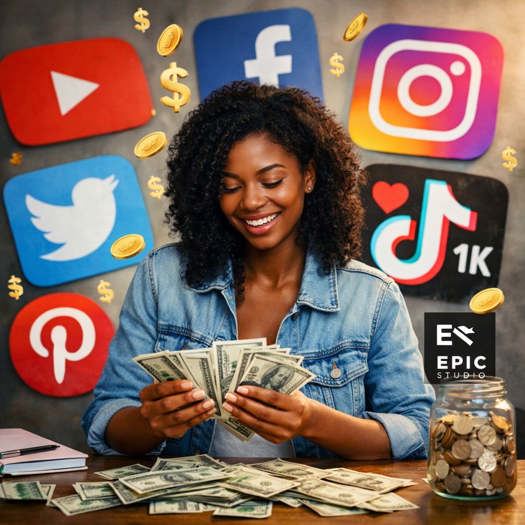 💰 From Content to Cash: How to Monetize Across TikTok, Epic Studios, Instagram &amp; Facebook 🔥