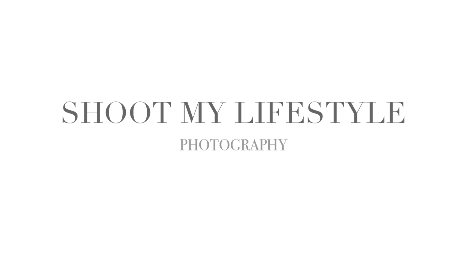 SHOOT  MY LIFESTYLE