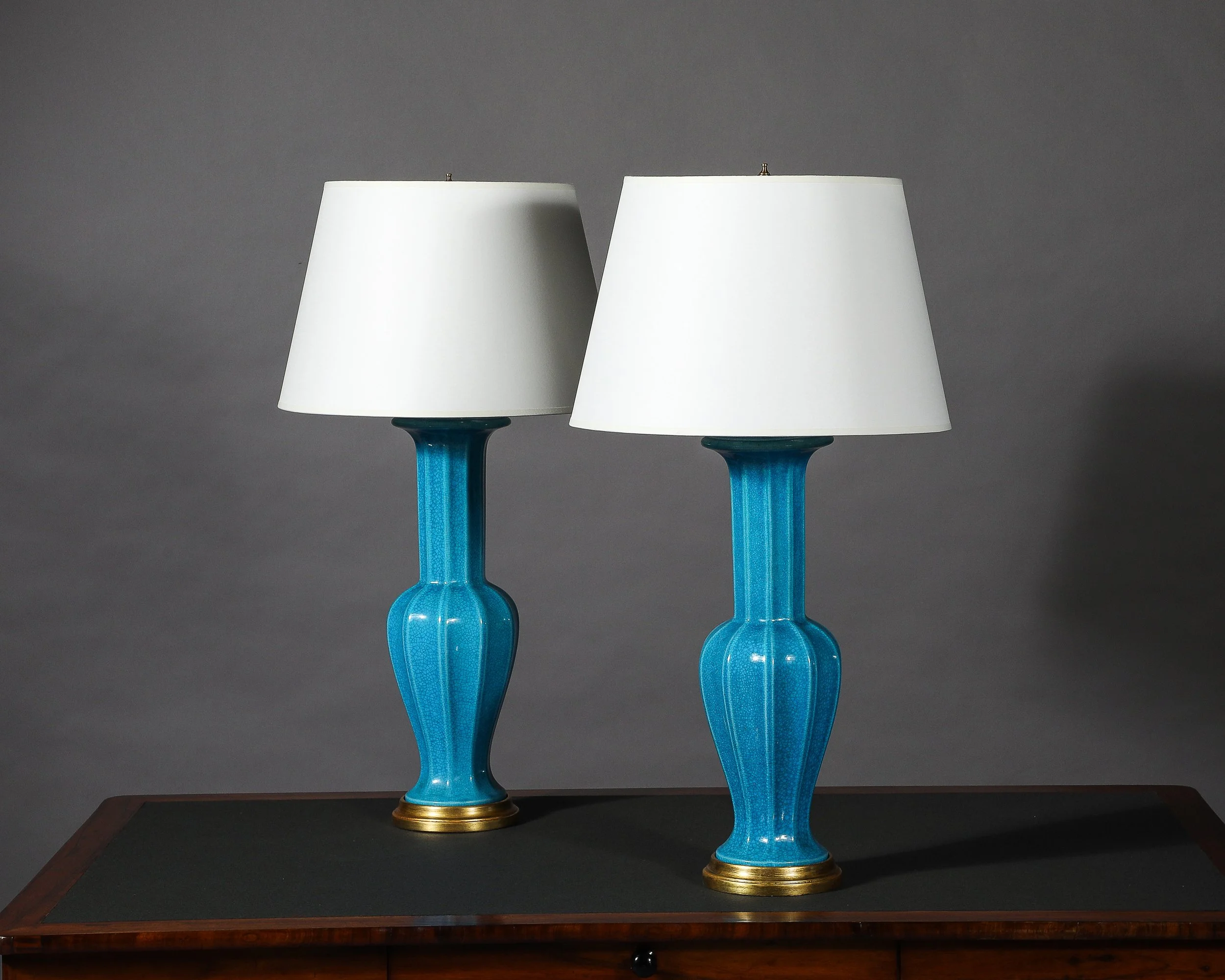 A Pair of Italian Table Lamps in the Orientalist Taste