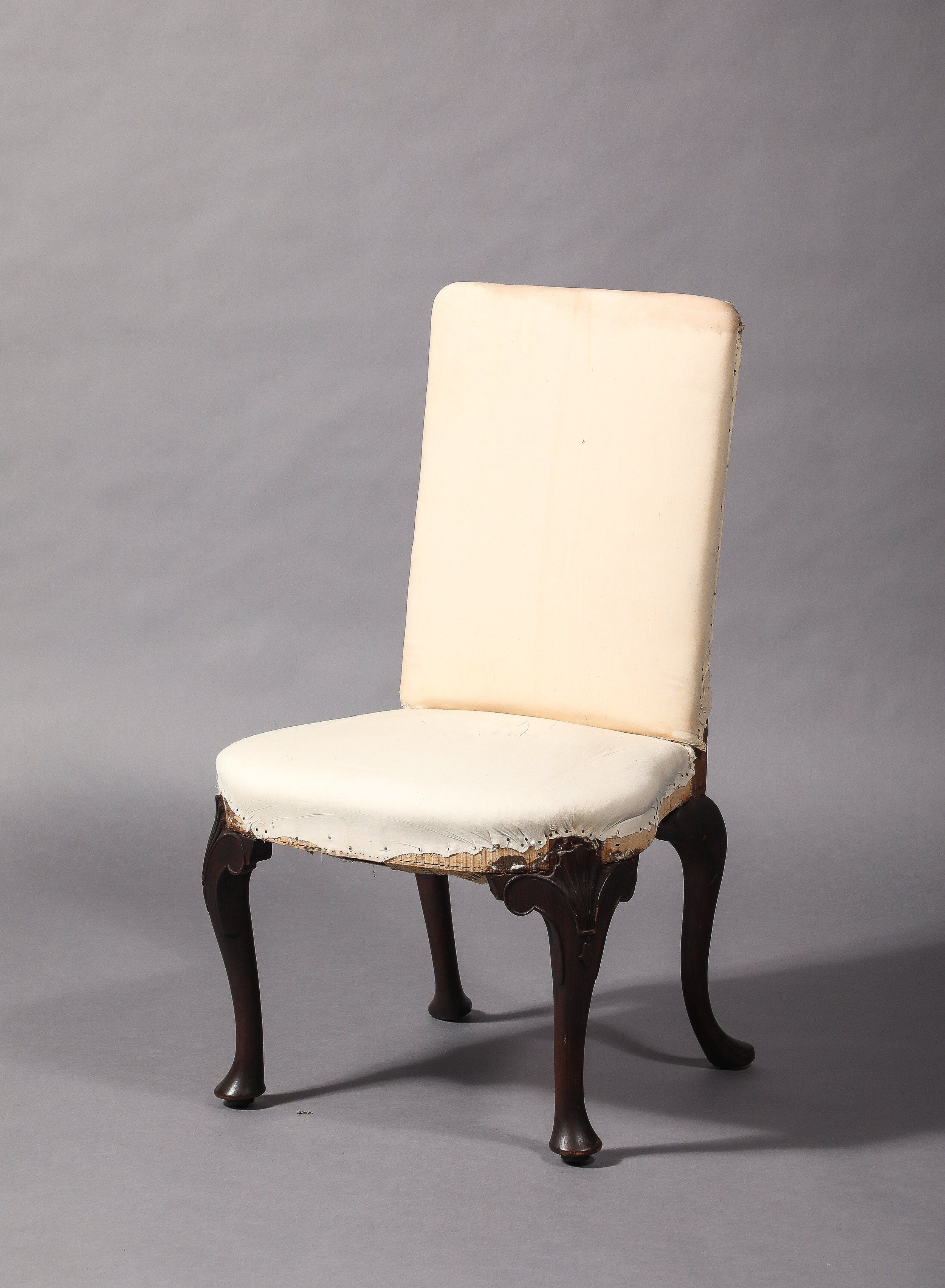 Irish Queen Anne-Style Walnut Dining Chair