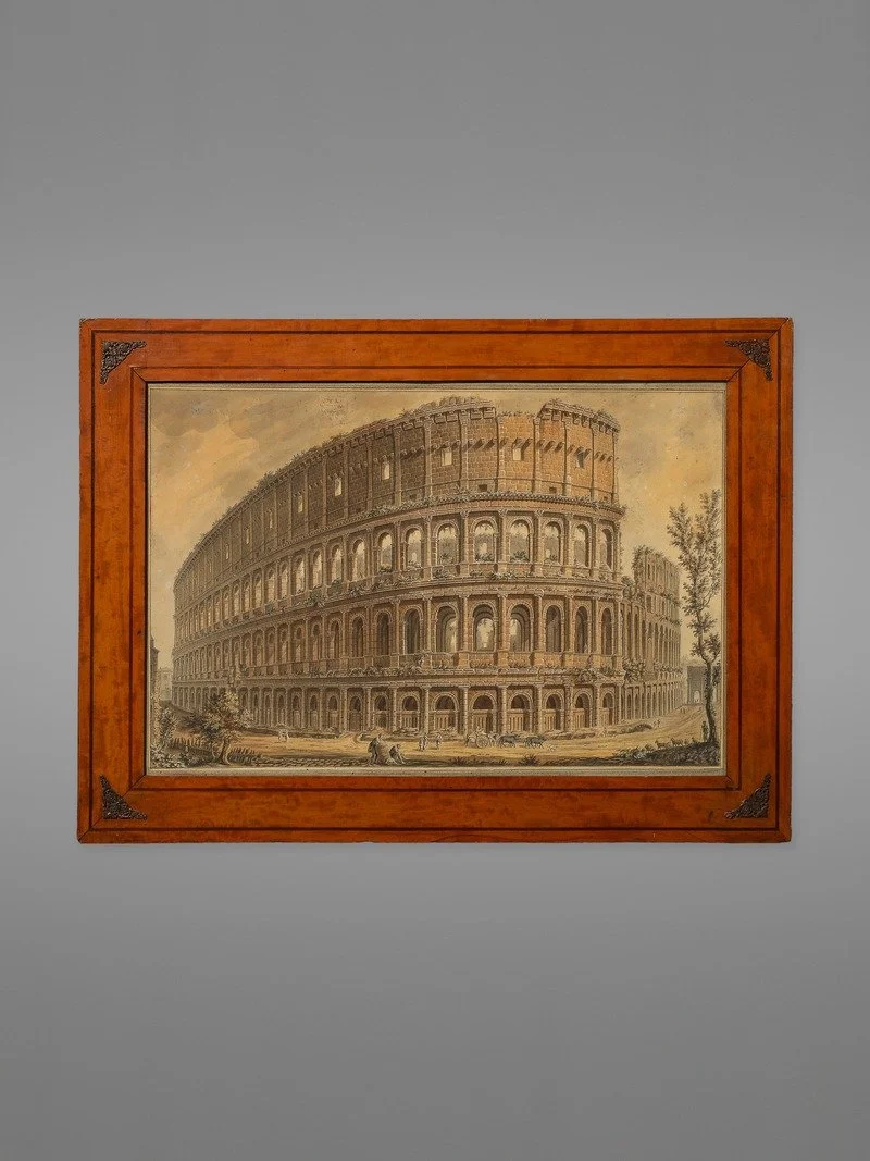 Two views of the Colosseum in Rome After Giovanni Battista Piranesi (1720-1778)