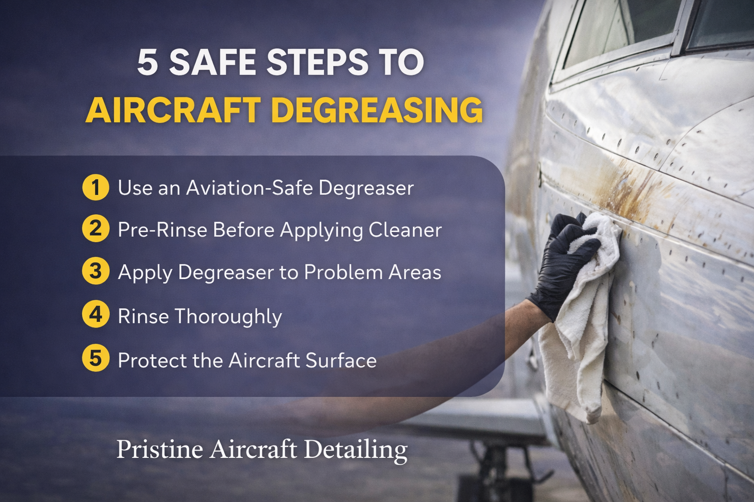 Aircraft Degreasing: The Best Way to Safely Clean a Private Aircraft