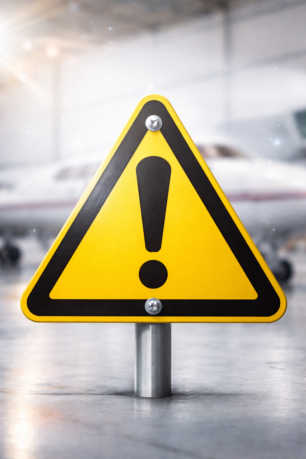 Aircraft degreasing safety warning highlighting the importance of proper precautions when cleaning aircraft surfaces.