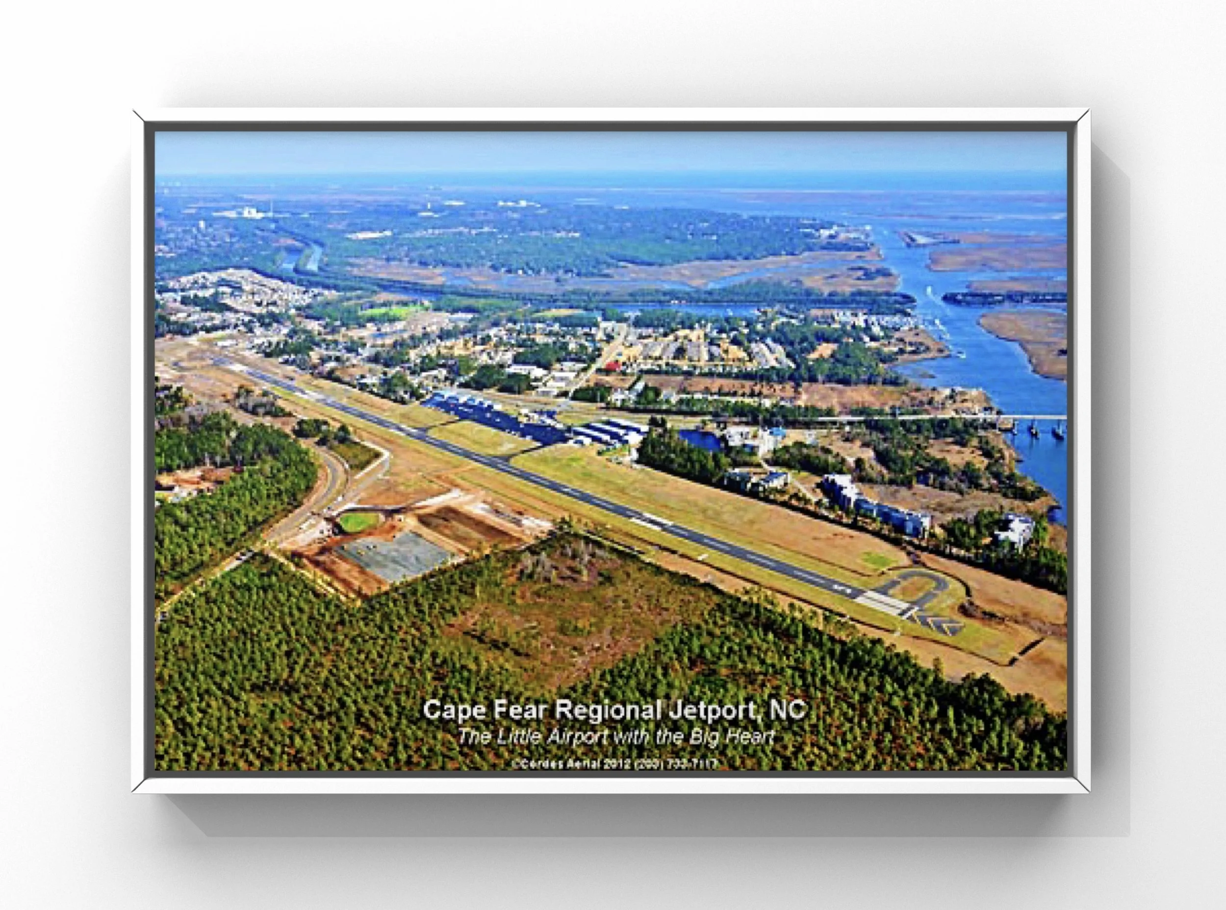 Aircraft interior detailing at the Cape Fear Regional Jetport (SUT) in NC