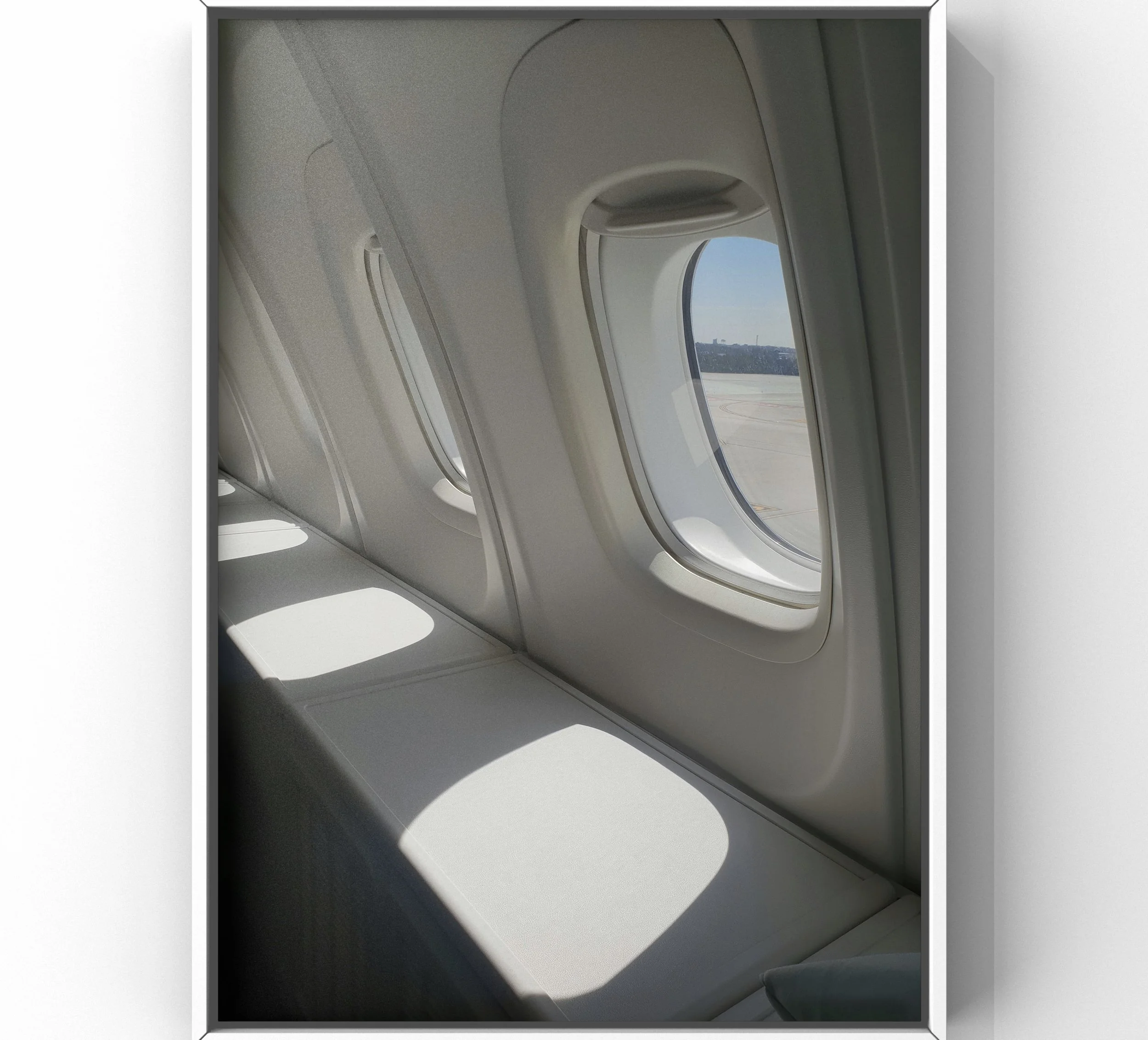 Aircraft interior cleaning of window panels and sidewall surfaces inside private jet cabin in Raleigh NC
