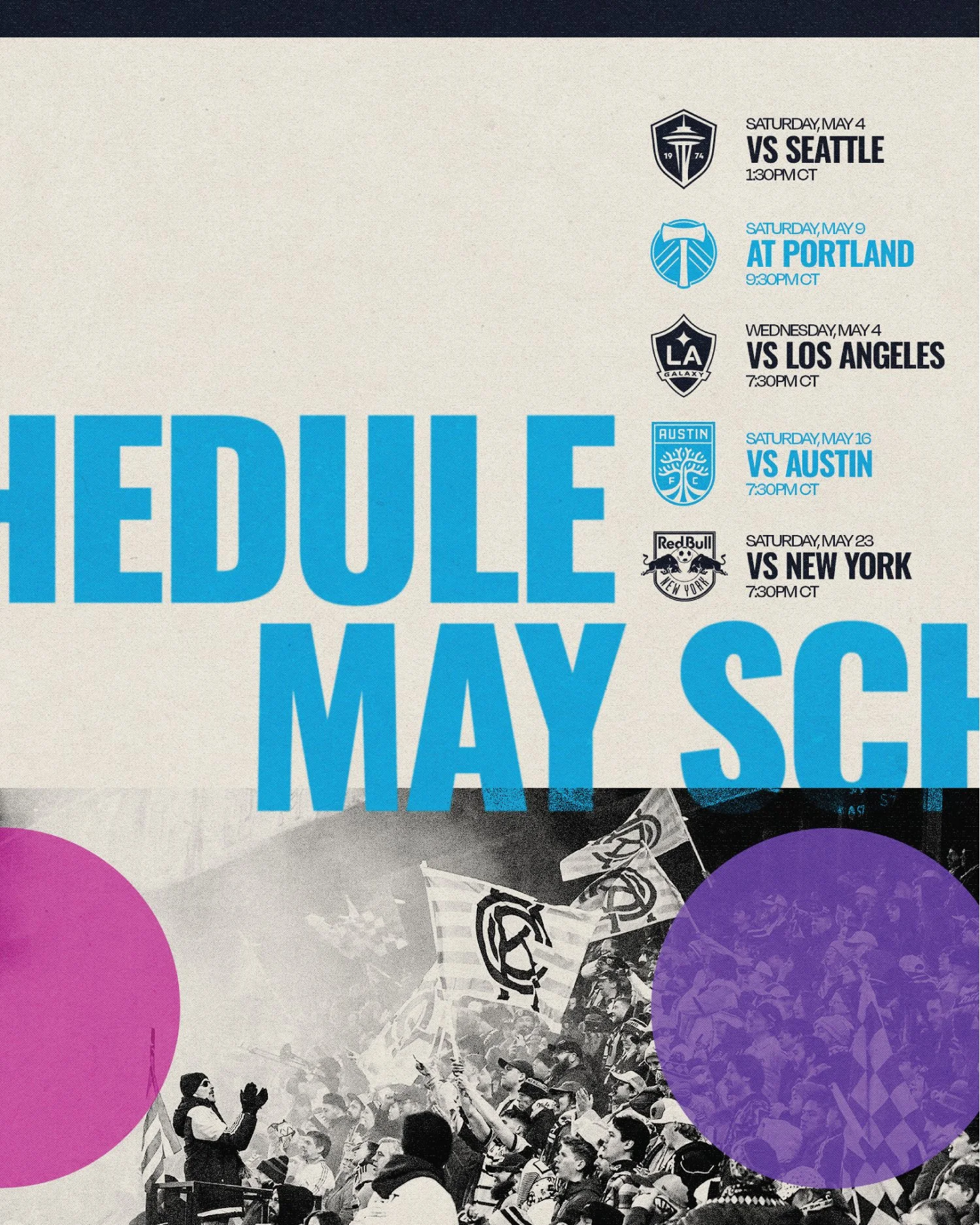 18th & Vine Design Example Schedule