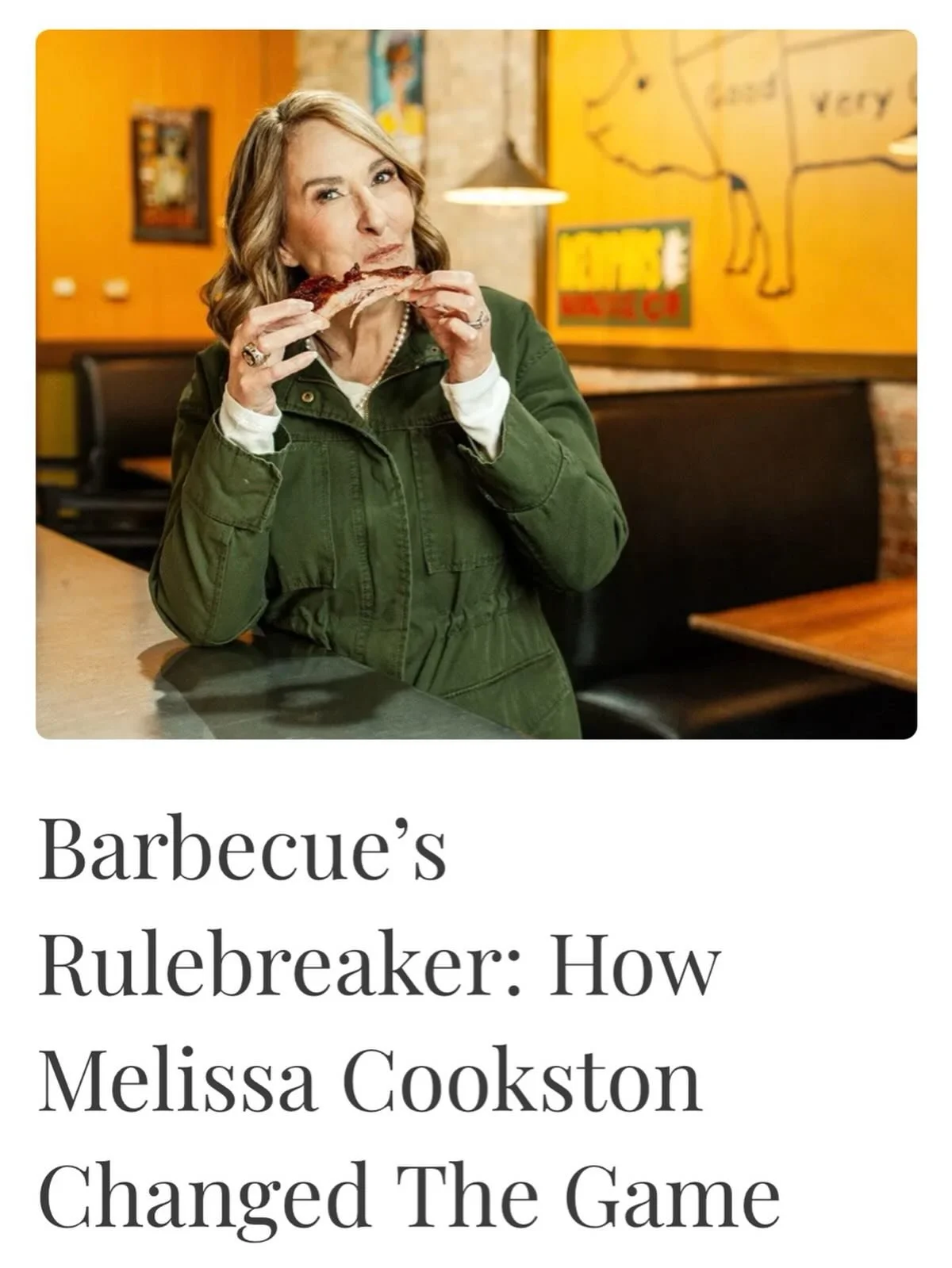My latest for @modernsouth.co had me rolling. Melissa Cookston is a self-starter, world traveler, &amp; funny as hell. Thank you @kellieewalton for the assignment, and @melissa.cookston for the laughs! Now yall go order her new cookbook, Fanning the 