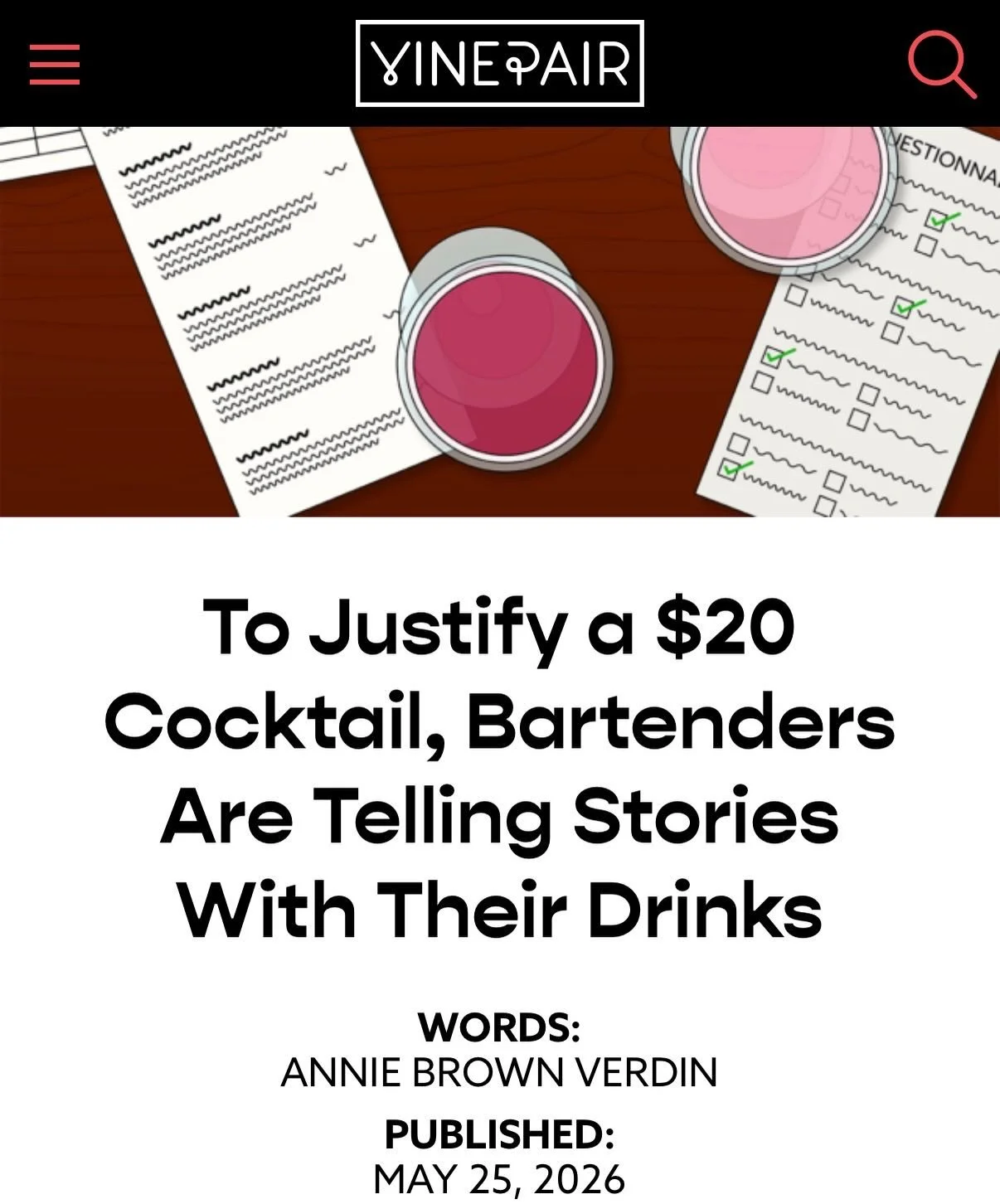 We&rsquo;re living in a time where even one cocktail can feel like an investment. But behind some of today&rsquo;s best bars are weeks &mdash; often months &mdash; of obsessive R&amp;D to create drinks with as much meaning as flavor.

We&rsquo;re qui