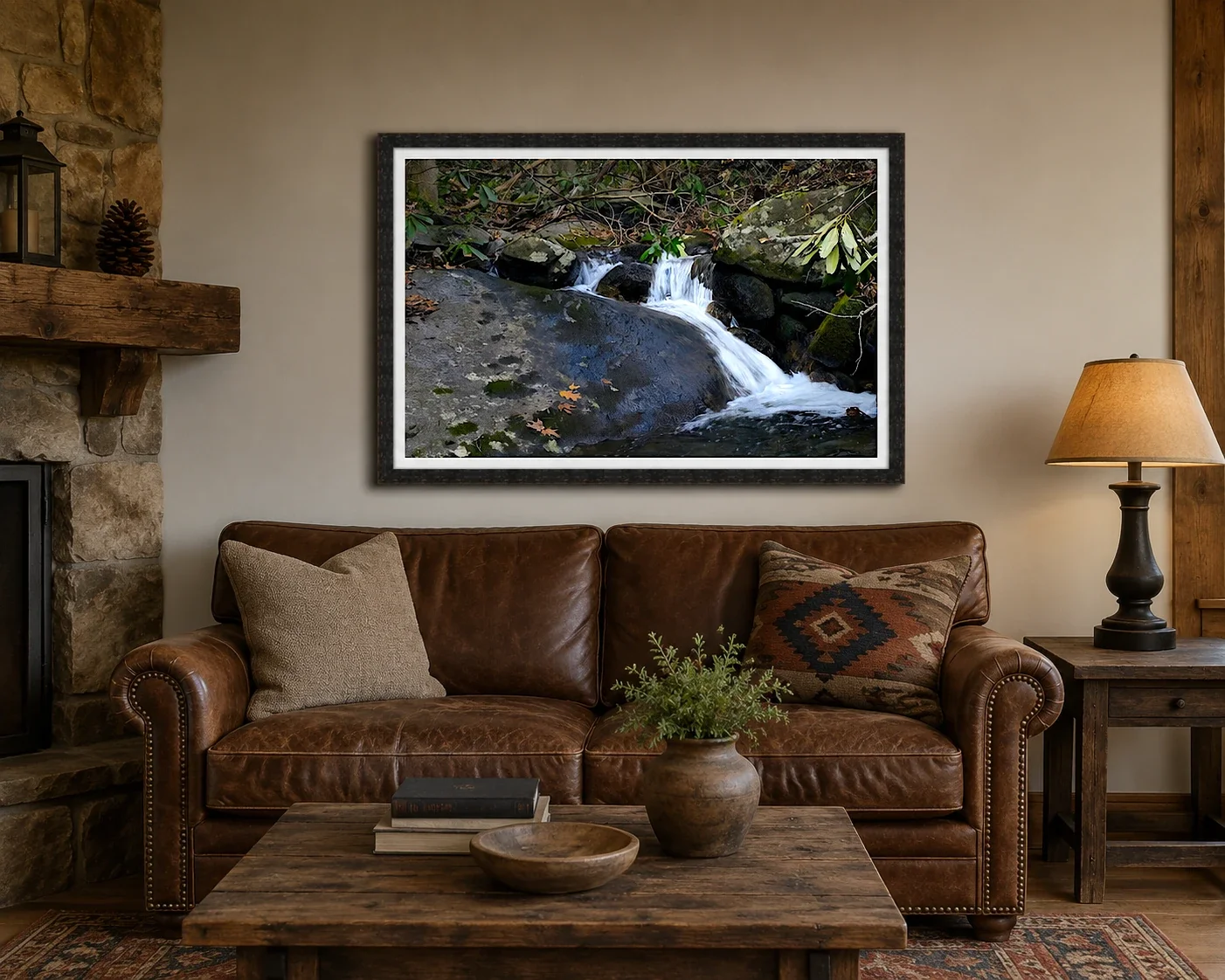 Lower Cascade on Rock Ledge
