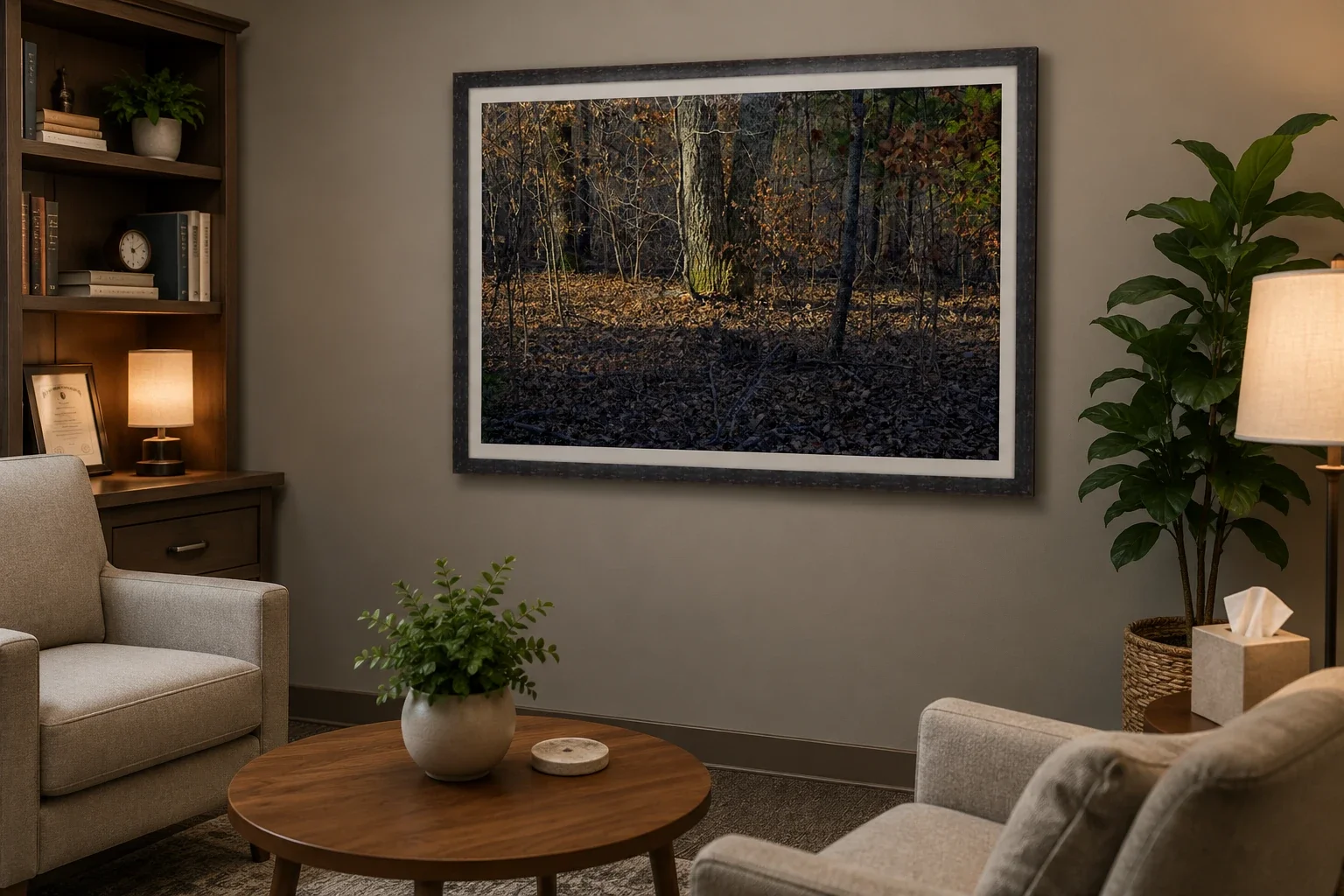 White Oak Trunk - Late Winter Light_Mockup-Professional.webp