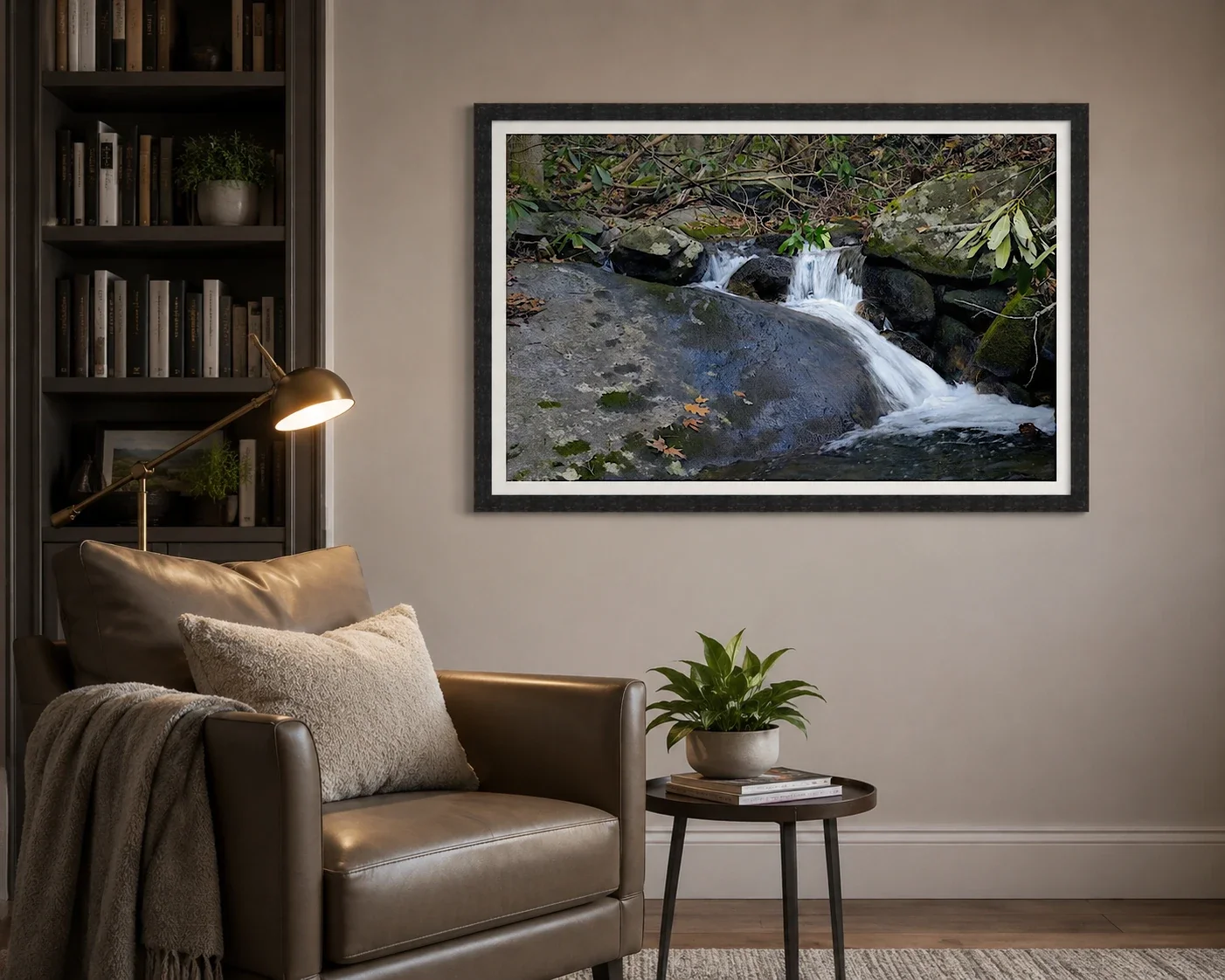 Lower Cascade on Rock Ledge_Mockup-Modern.webp