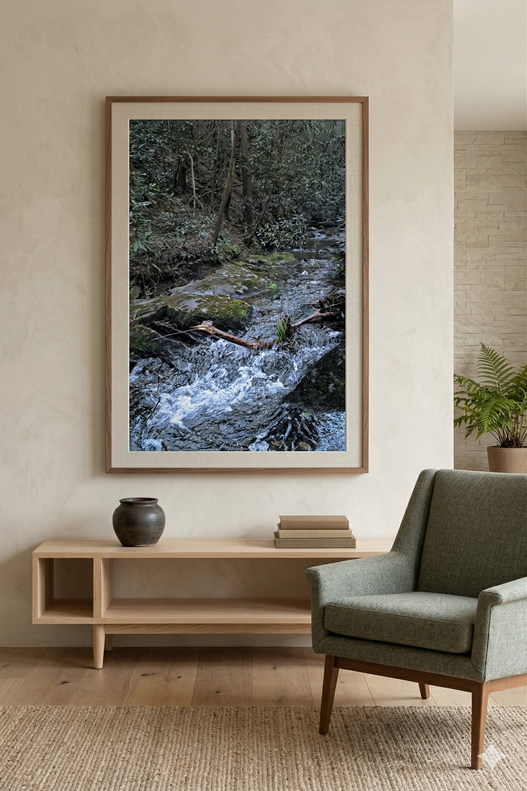 Mossed Creek Run in Early Spring