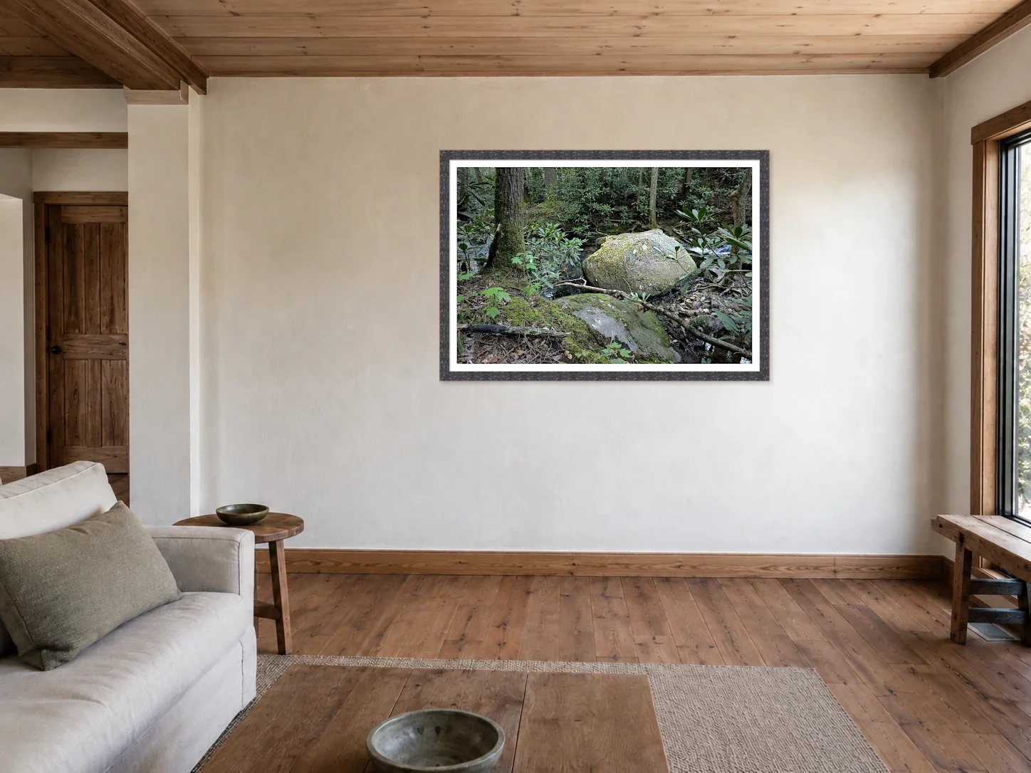 Mossed Boulder by Stream_Mockup-Rustic.webp