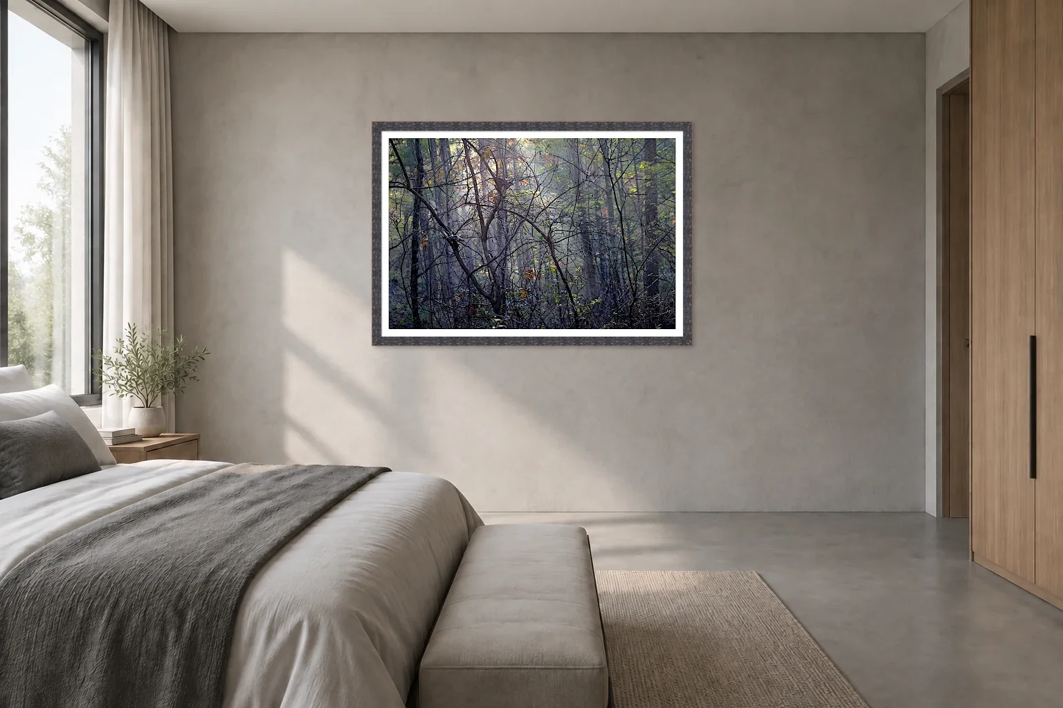 Backlit Branches in Morning Forest Light_Mockup-Modern.webp
