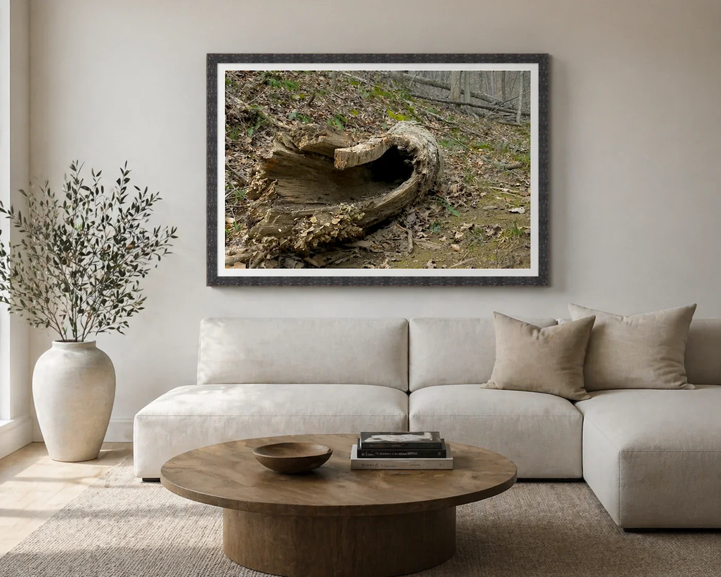 Fallen Log on Hillside