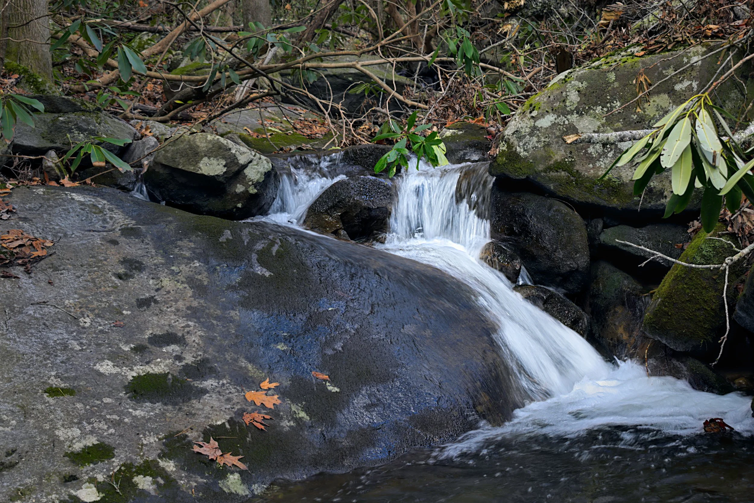 Lower Cascade on Rock Ledge