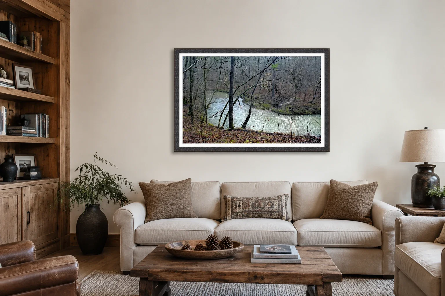 Quiet Forest Stream in Winter_Mockup-Rustic.webp