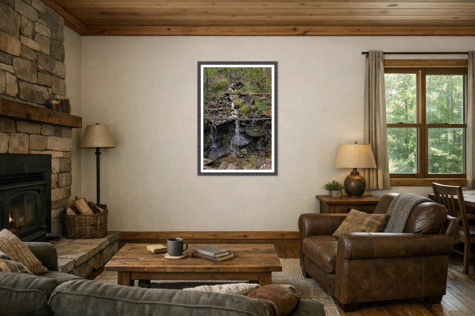 Spring Cascade Through Mossed Stone_Mockup-Rustic.webp